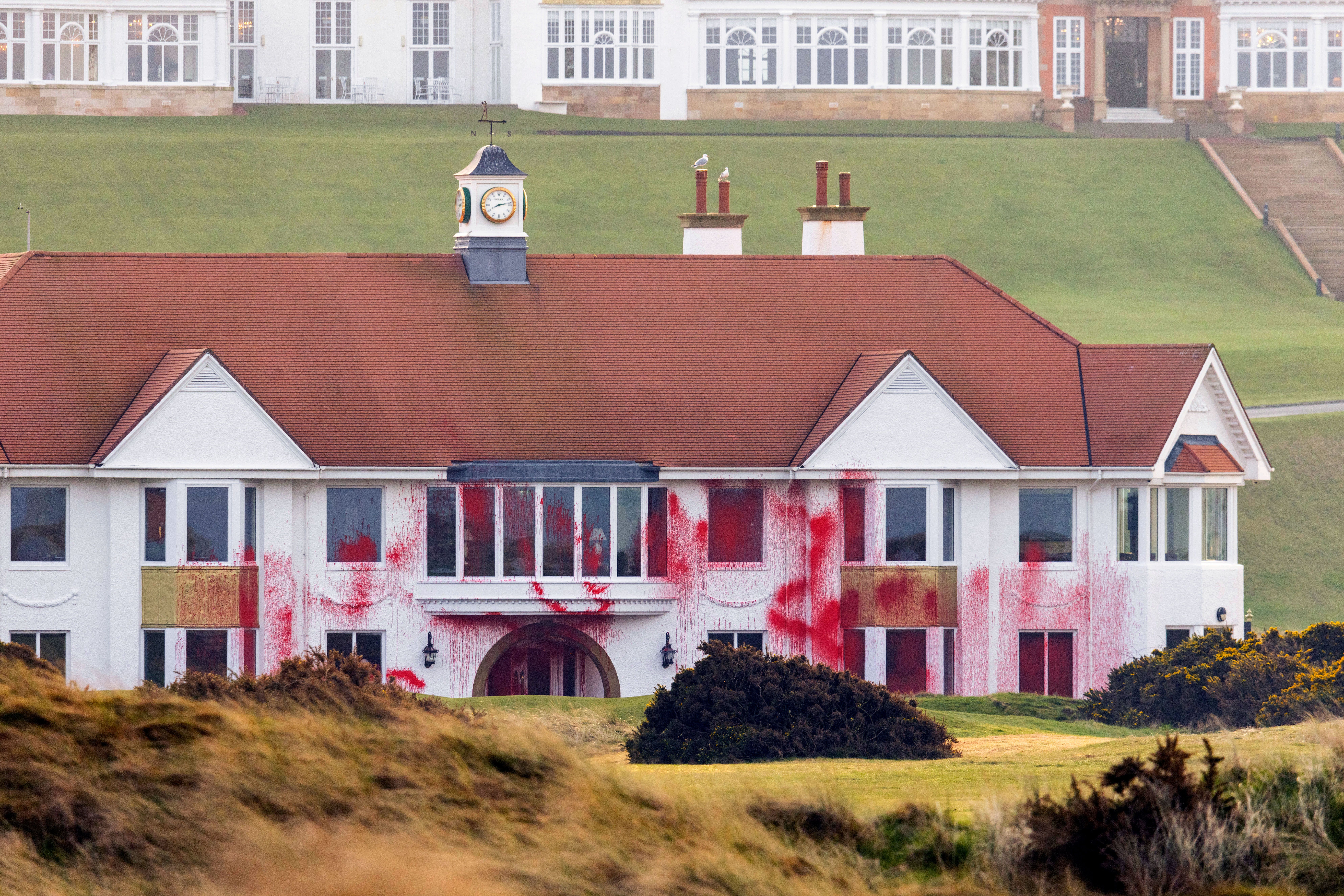 Police were called to the scene at Turnberry on March 8 (Milo Chandler/PA)