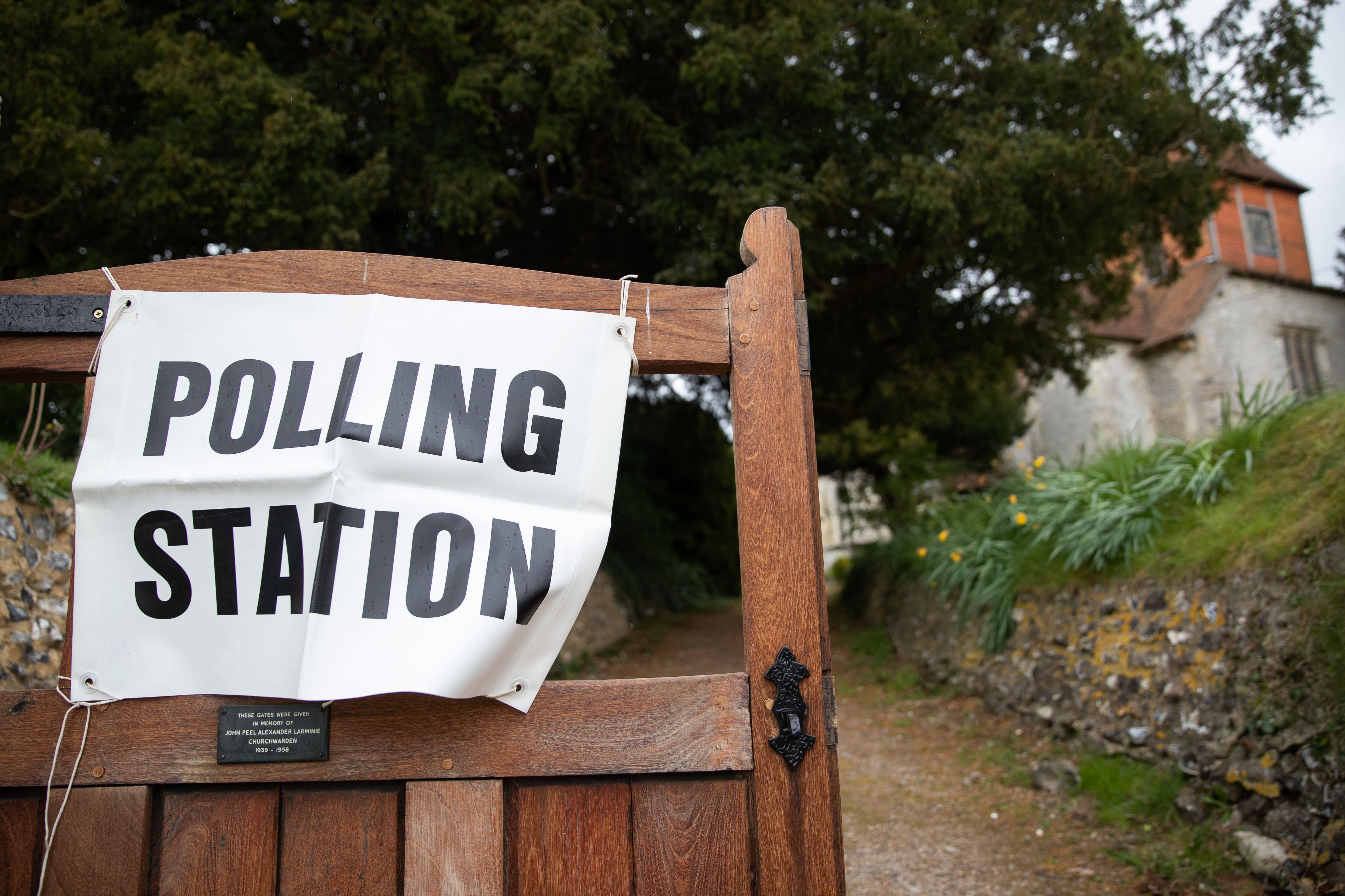 Voters in 23 local authorities in England go the polls on May 1 (Andrew Matthews/PA)