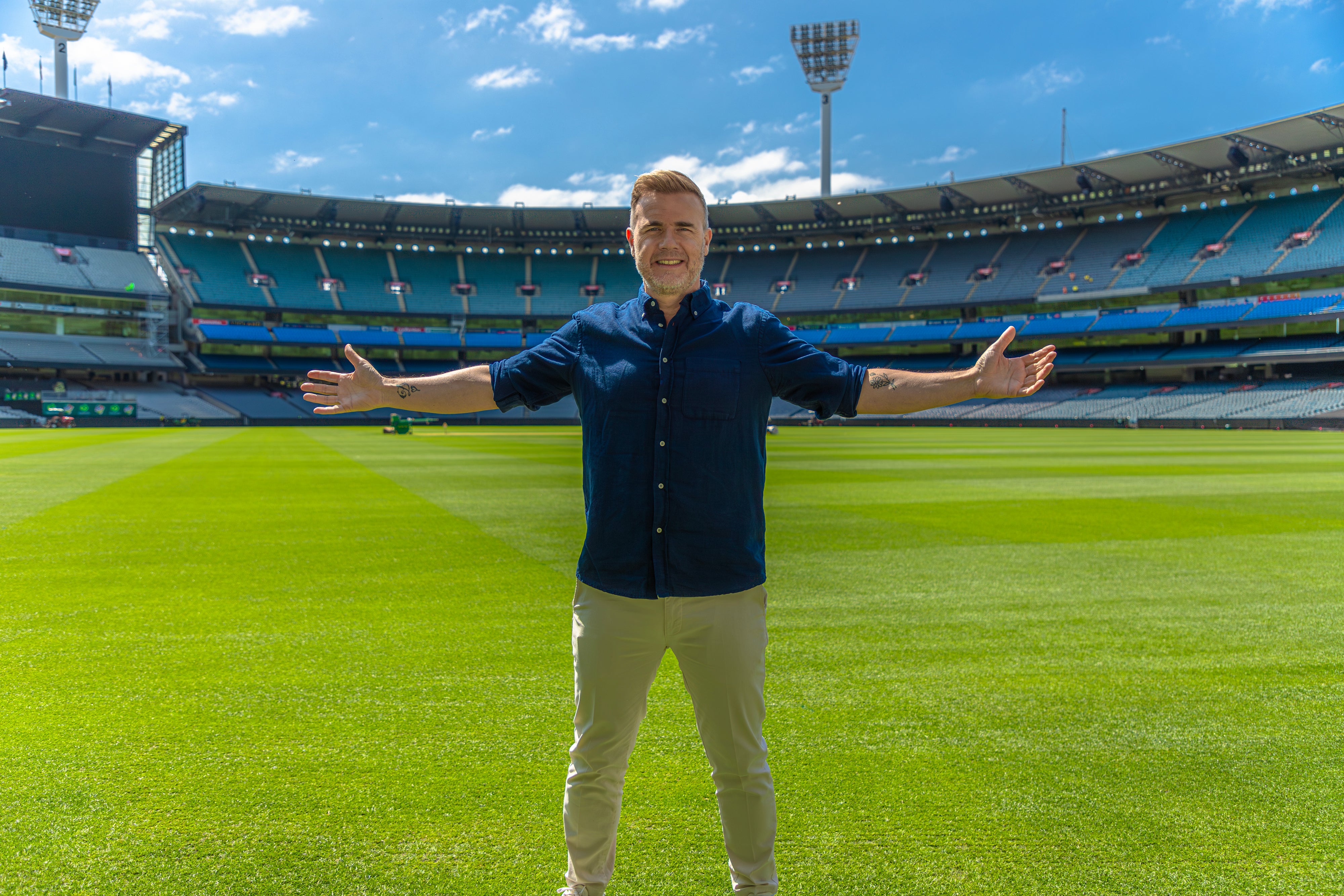 Gary at the Melbourne Cricket Ground