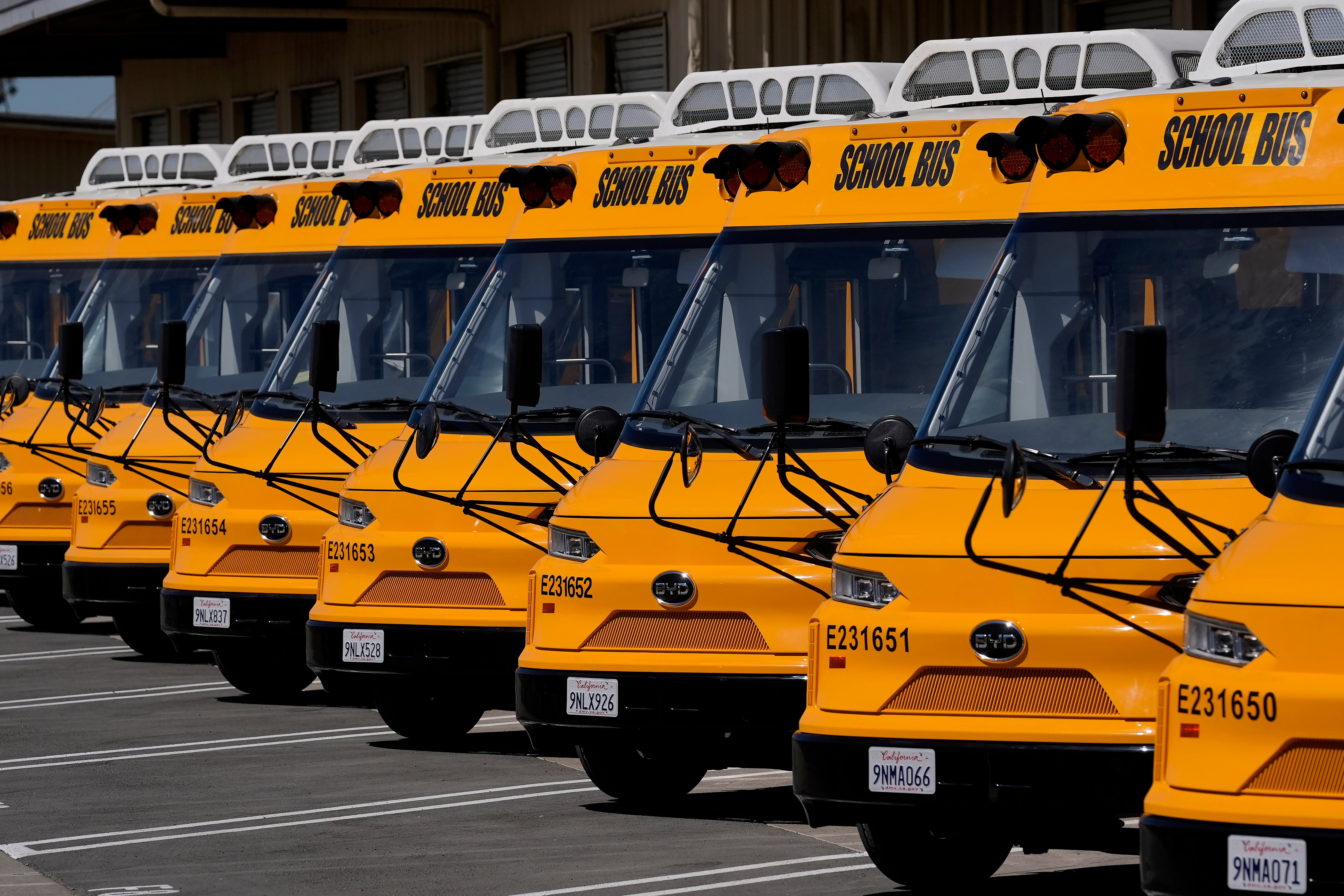 Electric School Buses Funding Freeze