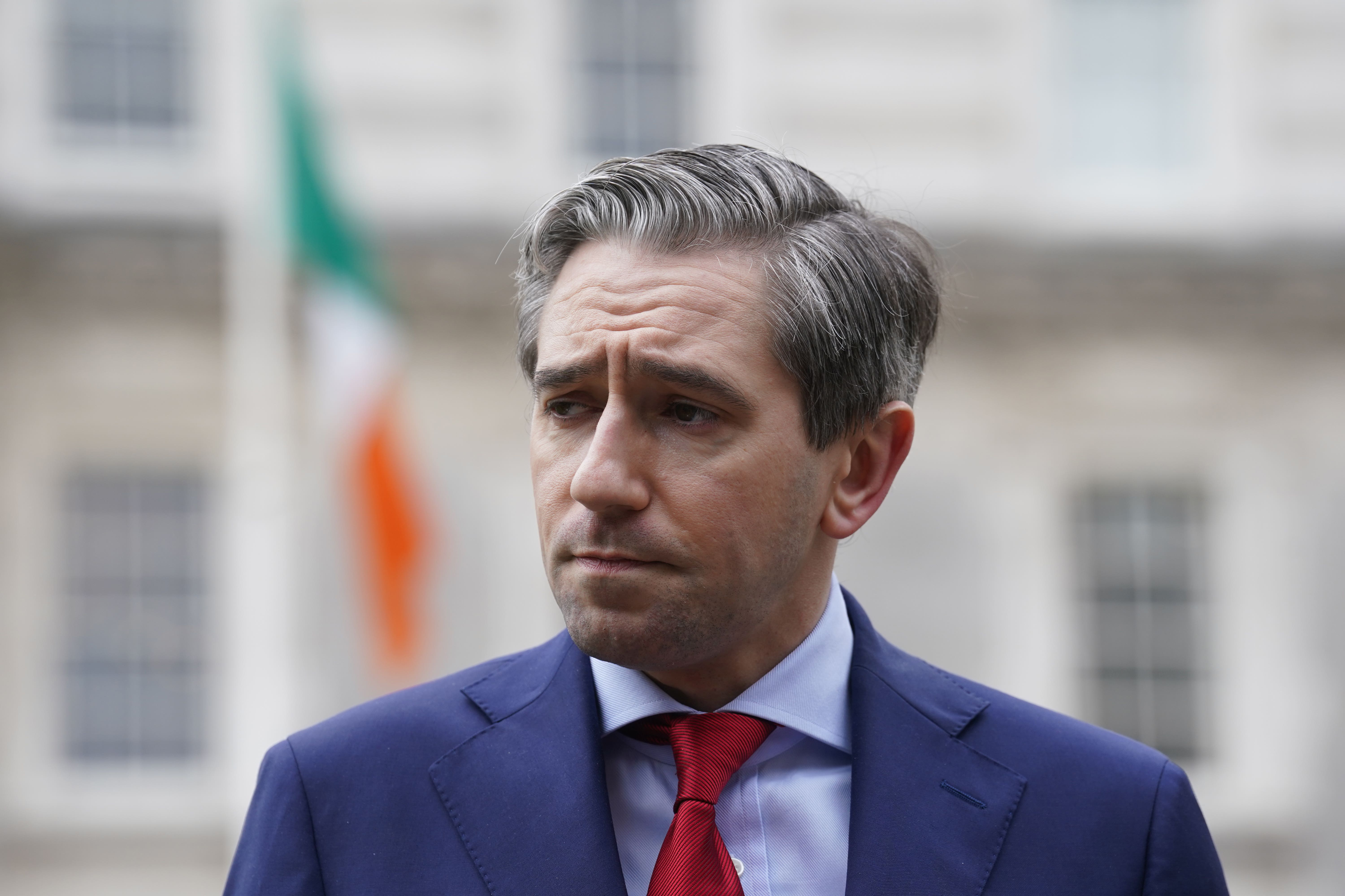 Ireland’s deputy premier Simon Harris said ‘this is a vital weekend’ (Brian Lawless/PA)