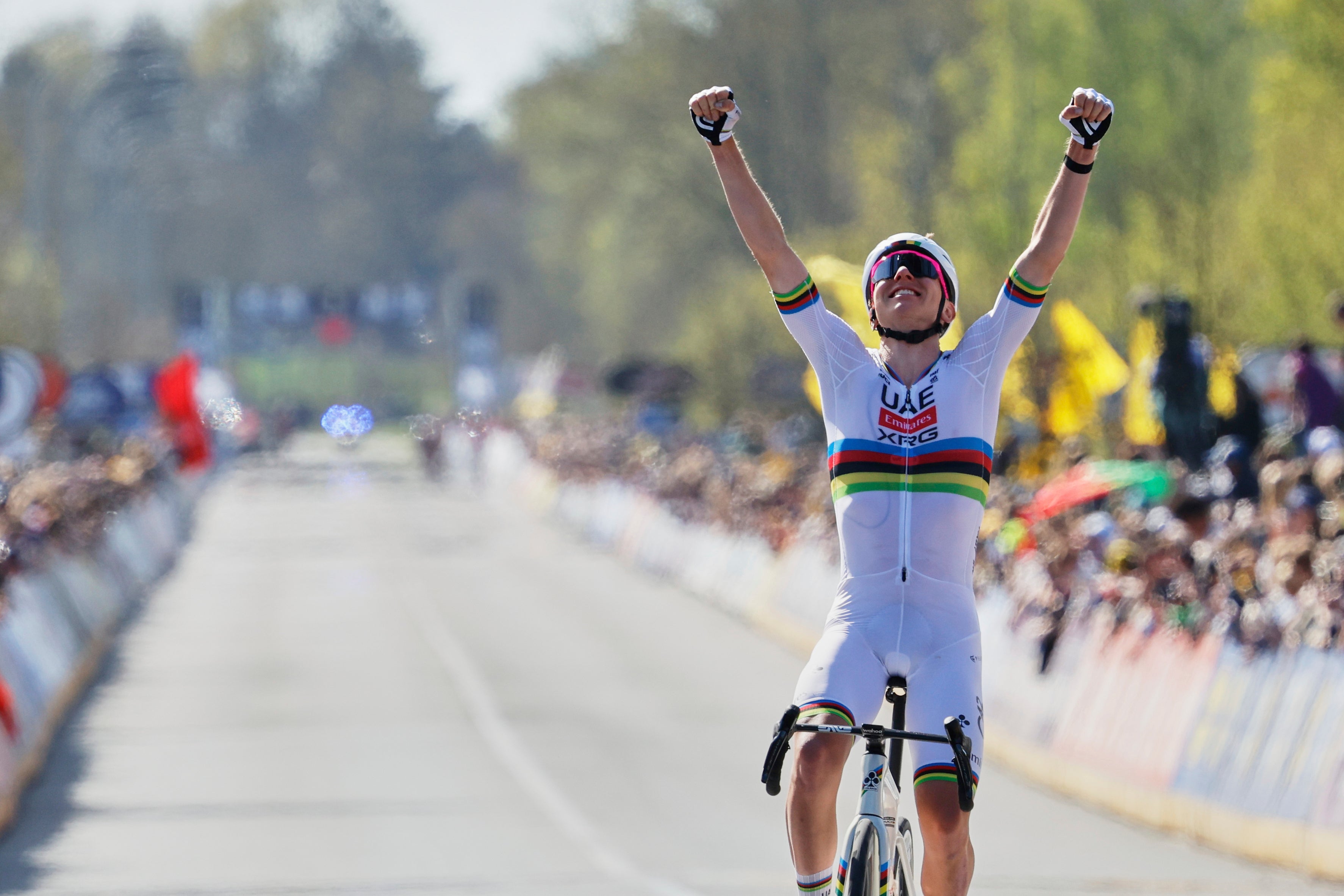 Tadej Pogacar is fresh from a second Tour of Flanders victory but may find winning Paris-Roubaix on his debut a harder task