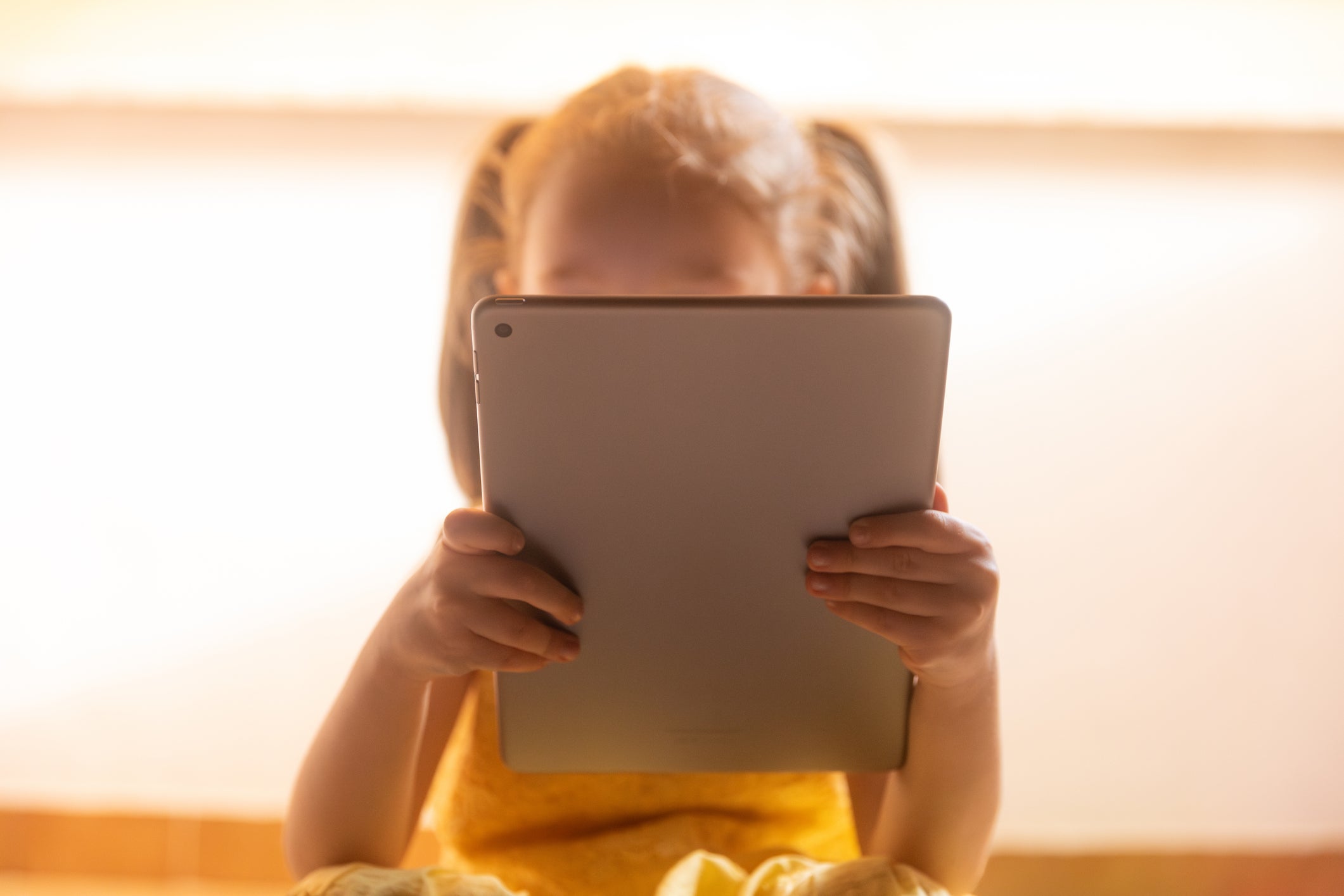 A history teacher has said she was arrested and barred from seeing her own daughters after she confiscated their iPads.