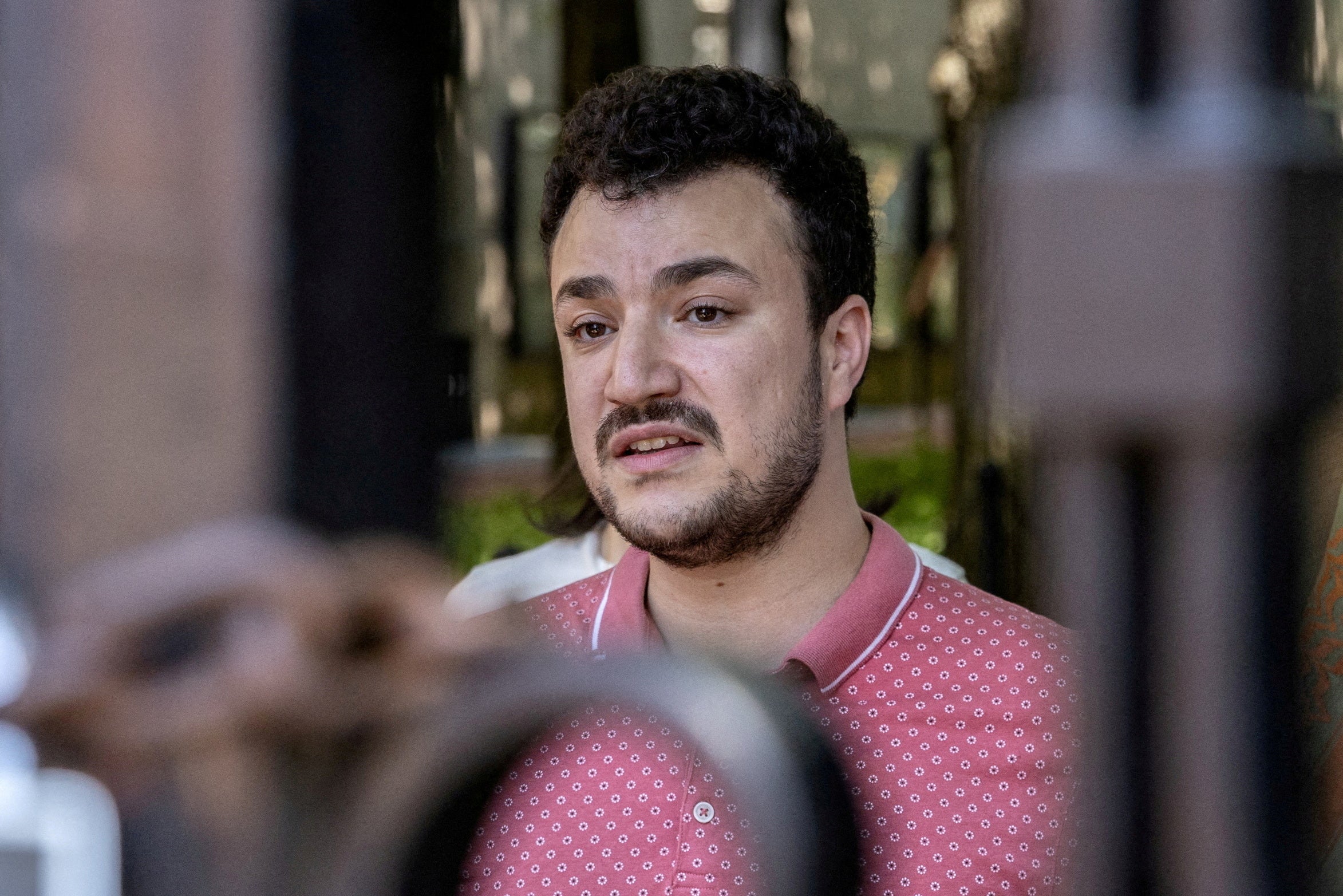 Palestinian graduate student Mahmoud Khalil helped organize student-led demonstrations against Israel’s war in Gaza on Columbia University’s campus, which the Trump administration characterized as a threat to U.S. foreign policy in its arguments to deport him