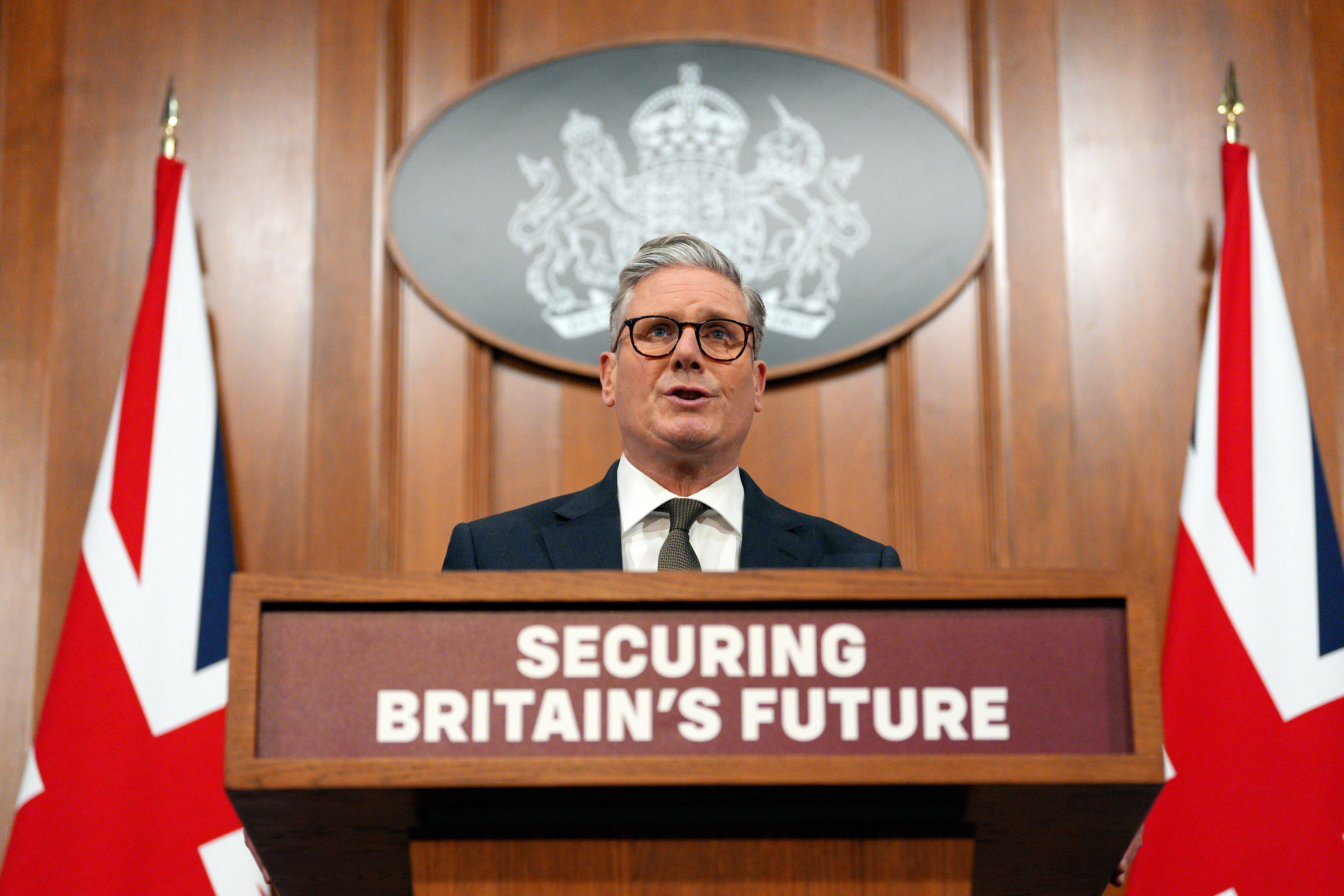 The PM has warned national security is on the line