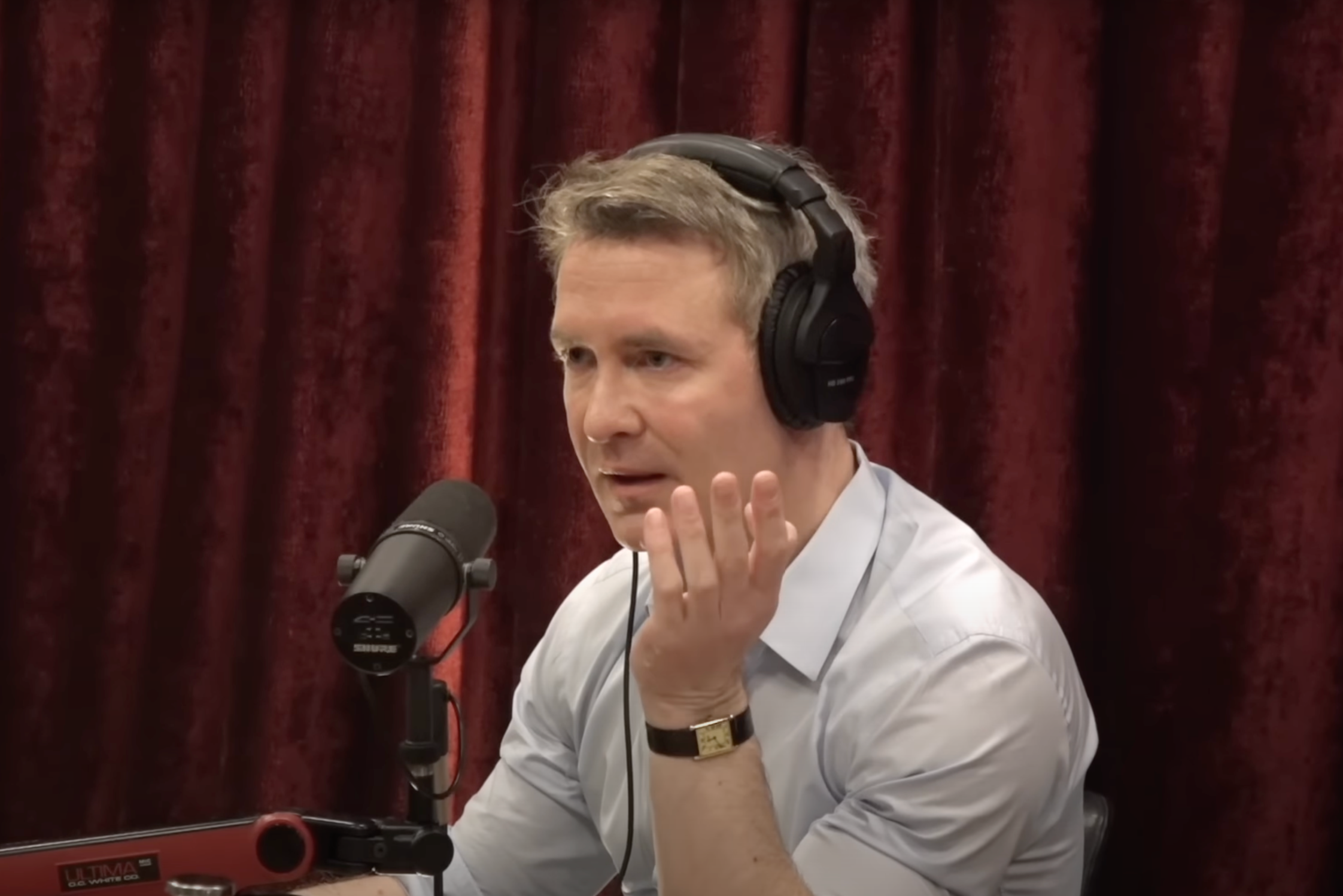 Douglas Murray, a conservative British pundit, accused Joe Rogan of giving people a platform to share misinformation