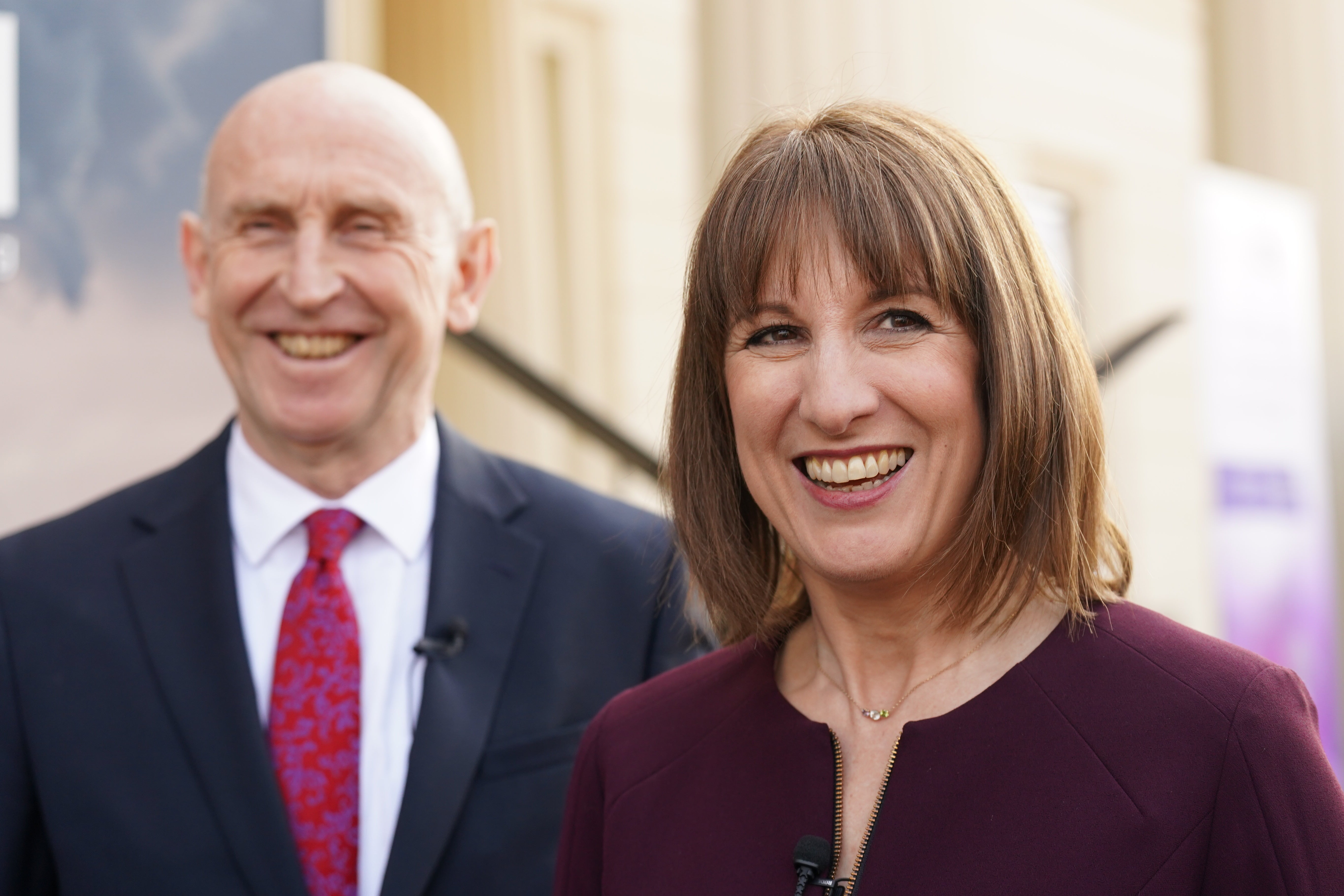 Rachel Reeves acknowledged the positivity would be tinged with more immediate concerns over Donald Trump’s tariffs