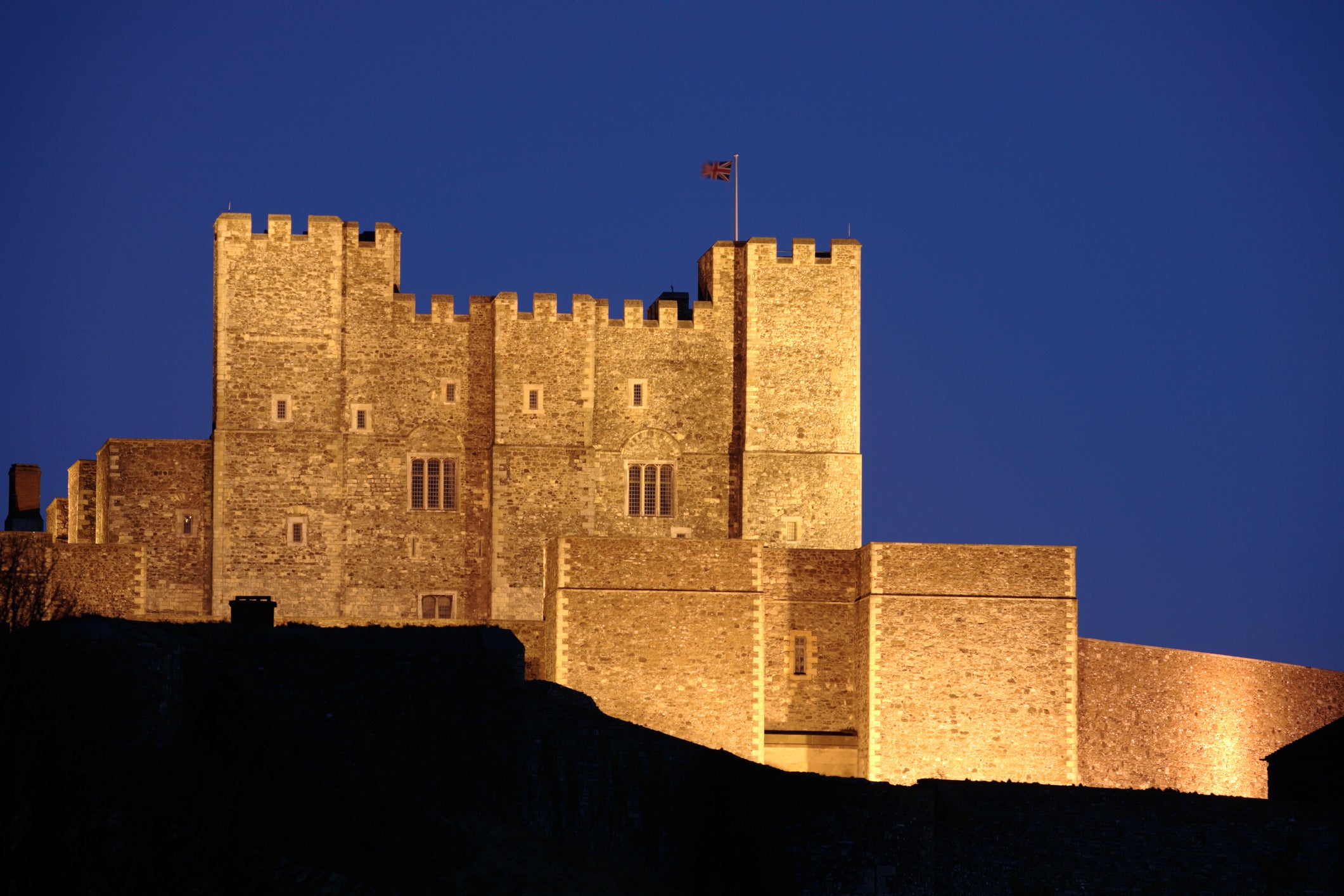 The incident took place in Dover Castle's wartime tunnels, police said
