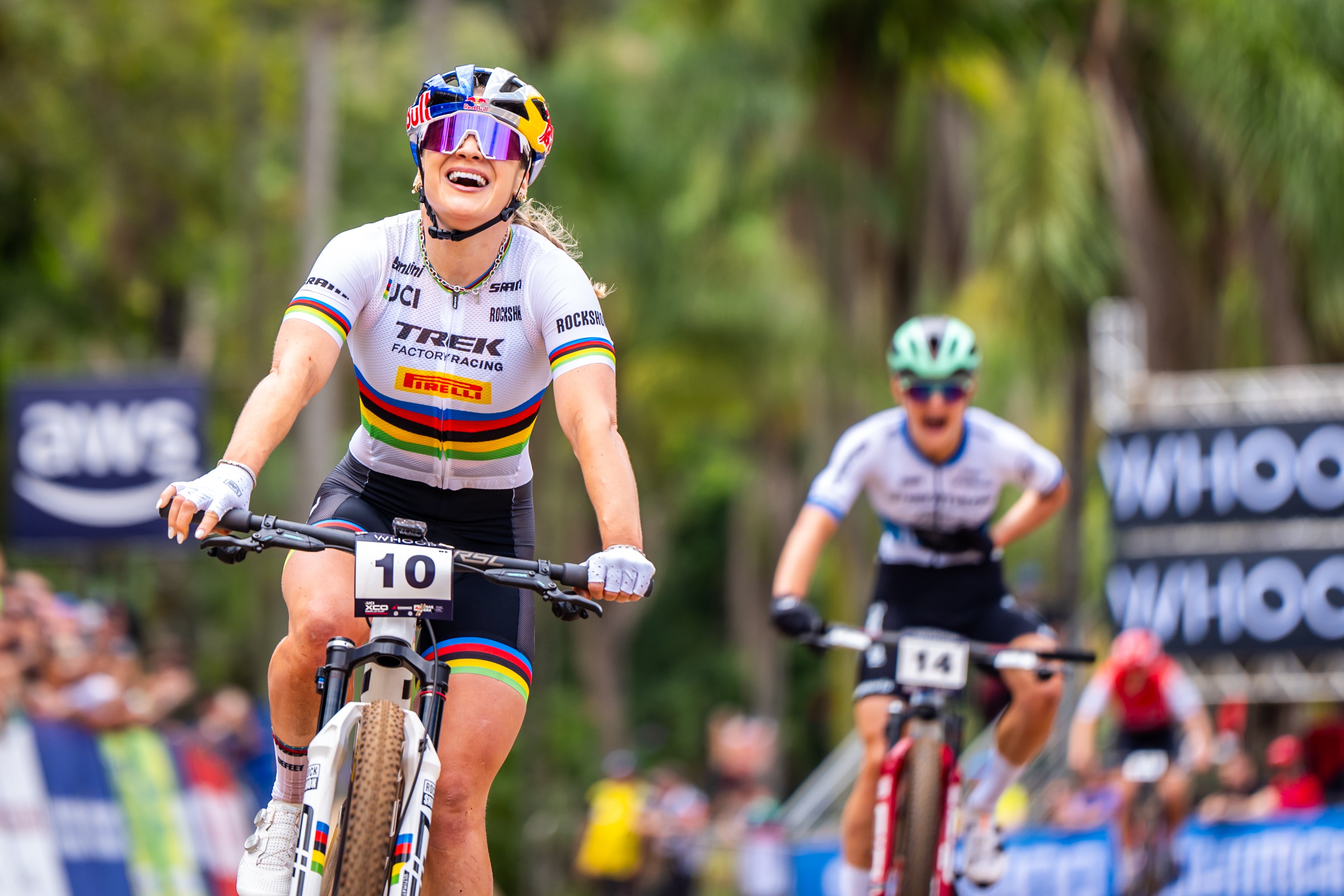 Britain’s Evie Richards makes mountain biking history as most decorated female short-track rider