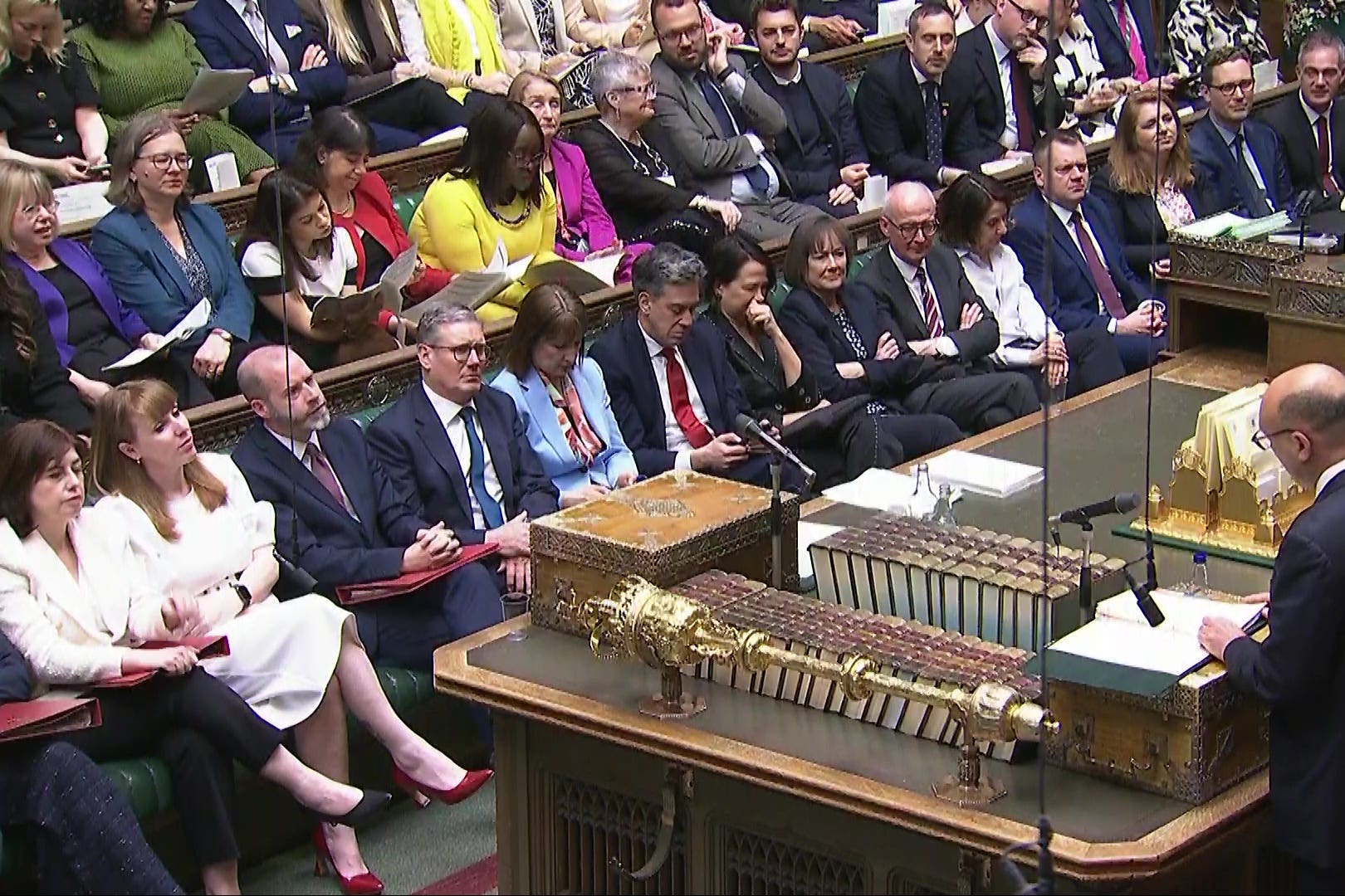 MPs debated draft legislation giving the Government ‘the power to direct steel companies in England’ to protect British Steel’s Scunthorpe plant (House of Commons/PA)