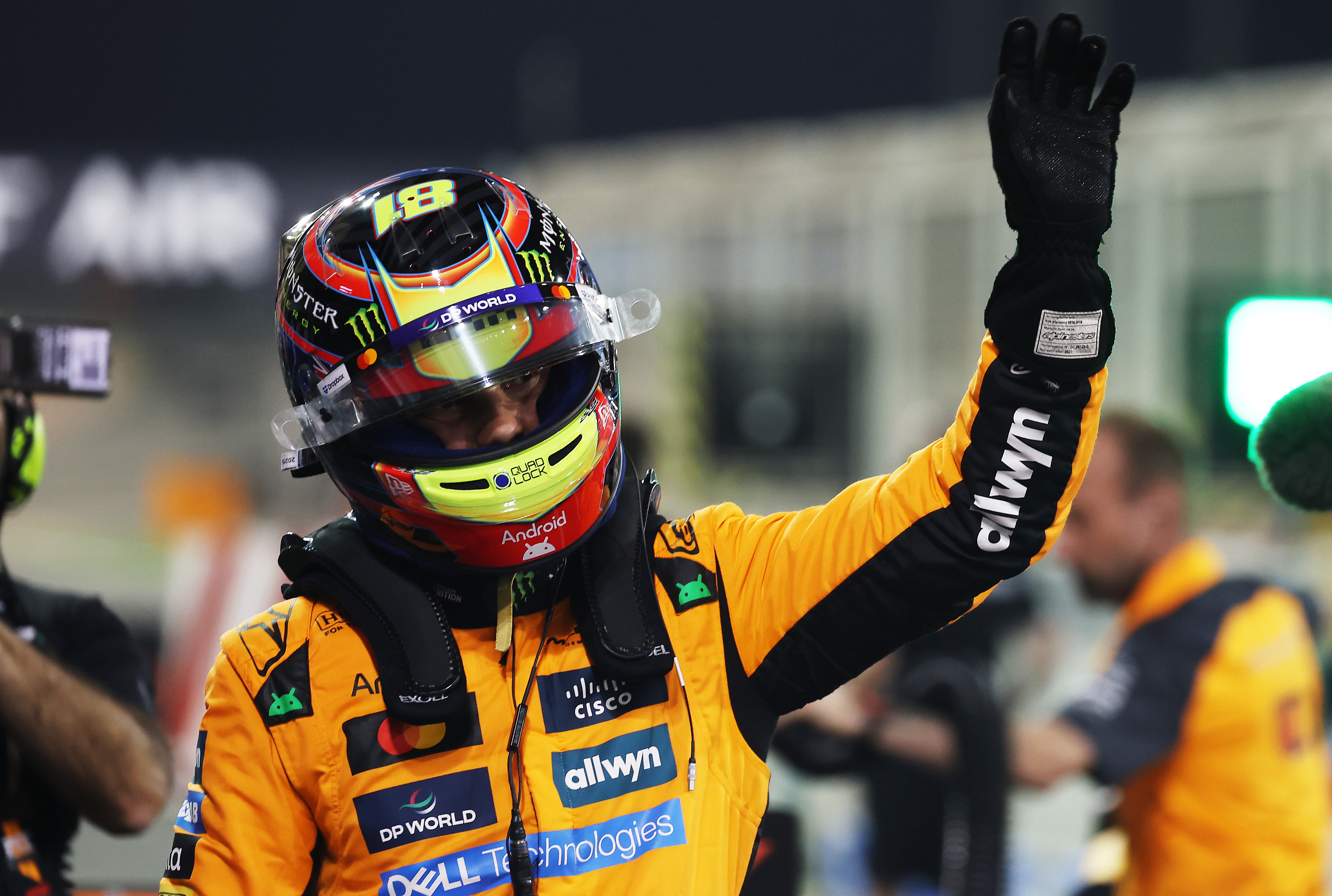 Oscar Piastri claimed pole in Bahrain