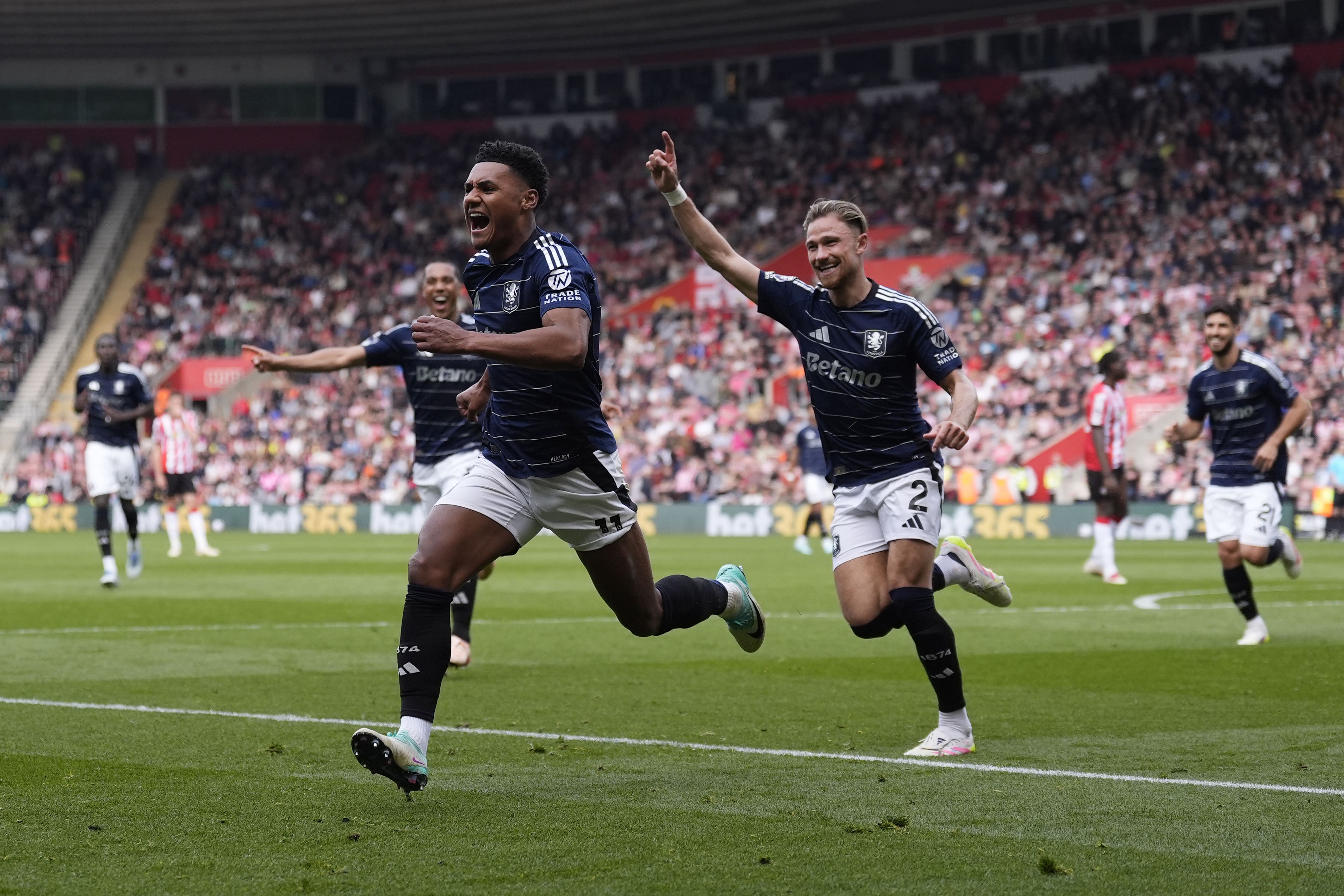 Ollie Watkins came off the bench to score Aston Villa’s opener
