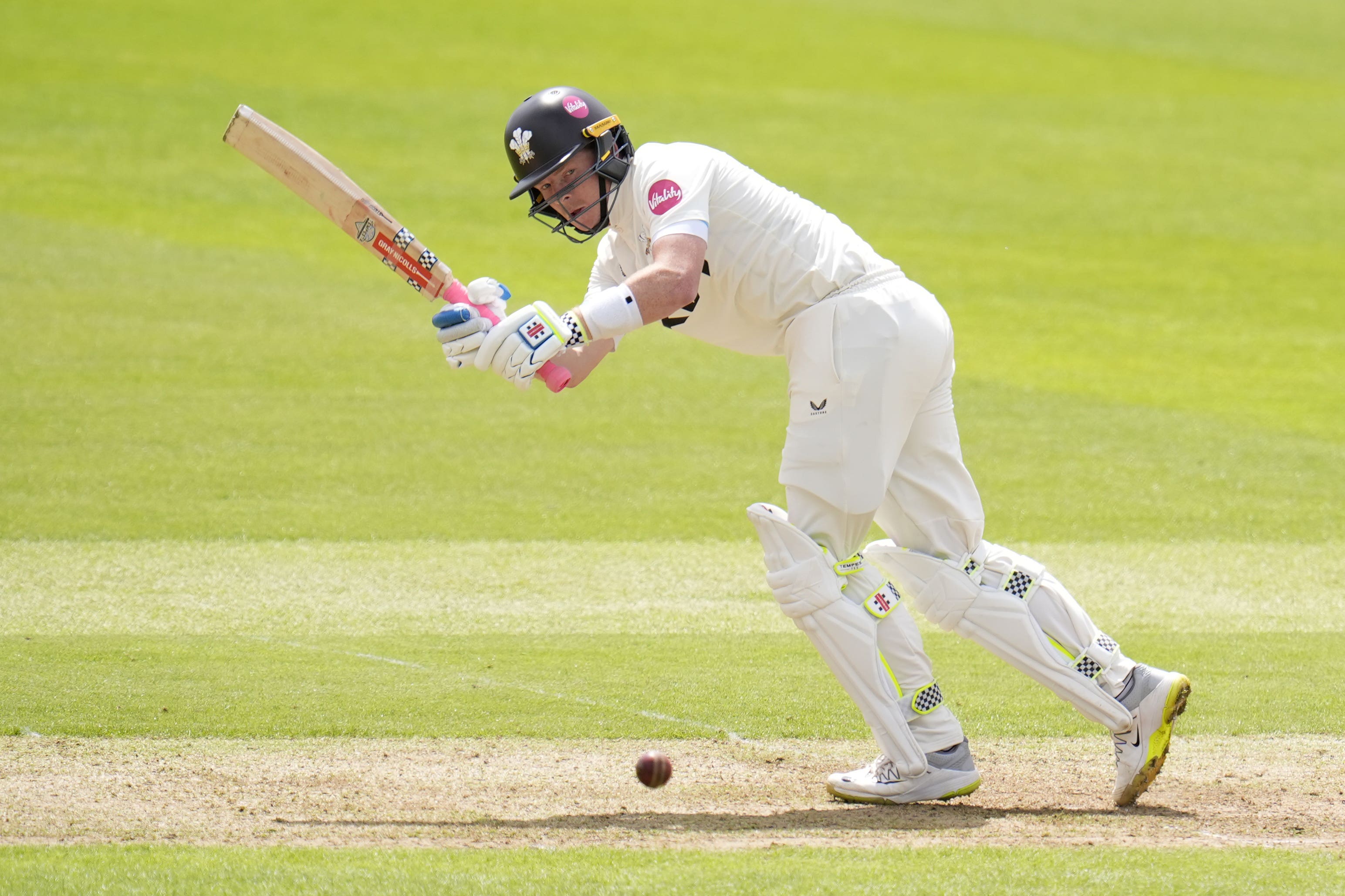 Ollie Pope in batting action for Surrey (Andrew Matthews/PA)