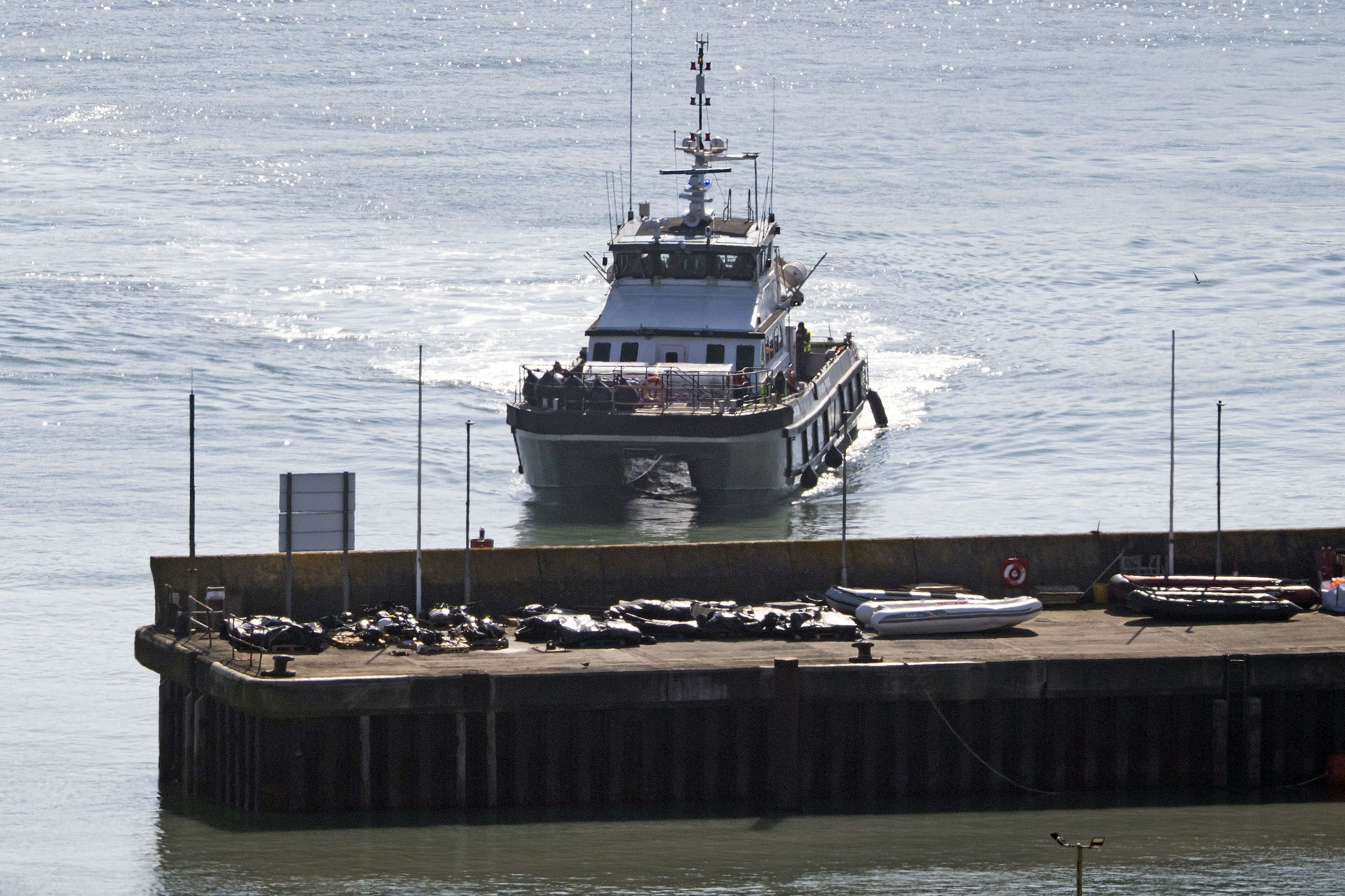 There were 705 arrivals on Tuesday (Gareth Fuller/PA)