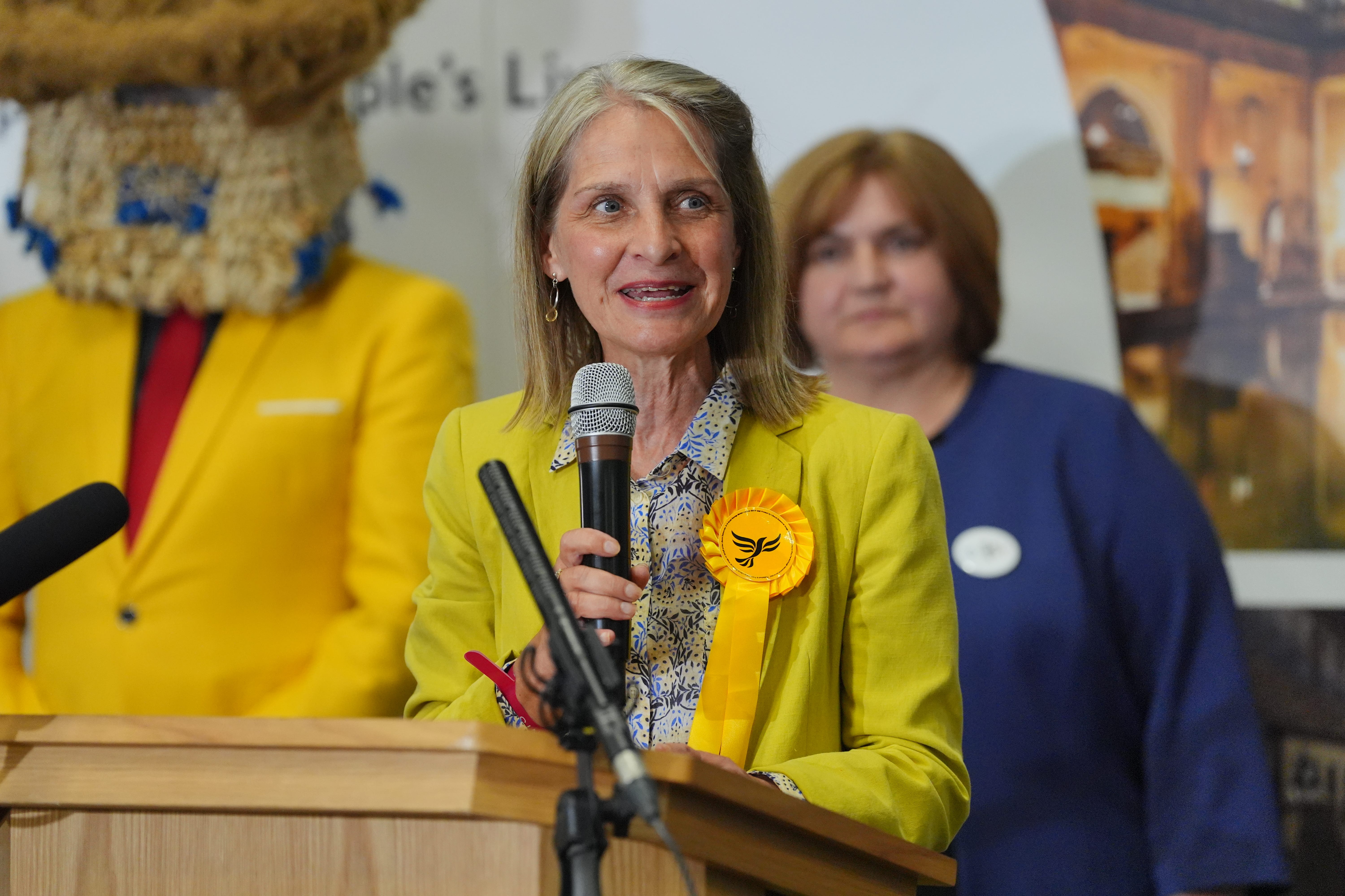 Lib Dem MP Wera Hobhouse was refused entry to Hong Kong without explanation (Jonathan Brady/PA)