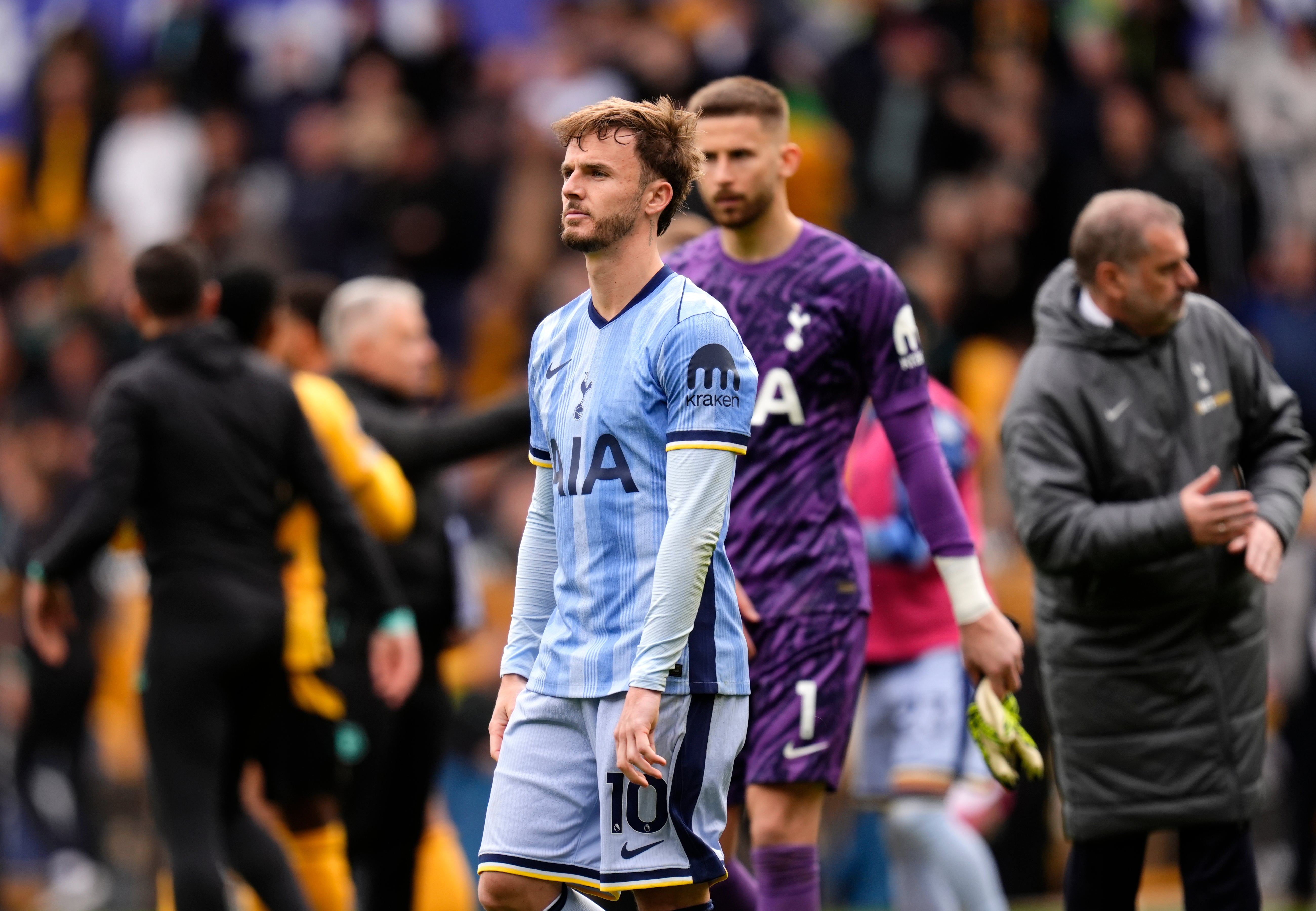 Tottenham were left dejected after another frustrating defeat