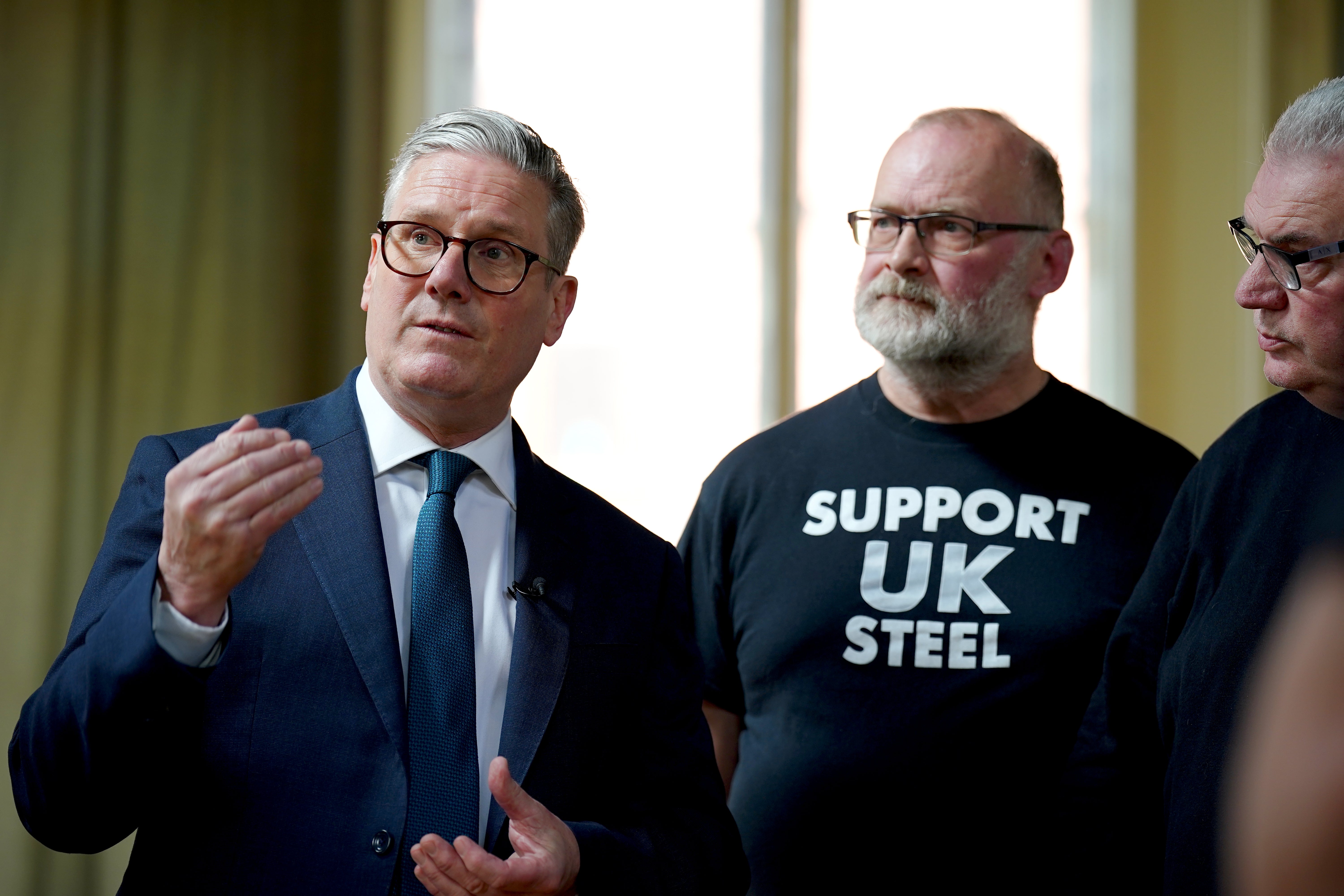 The Prime Minister took the unusual step of recalling Parliament from recess on a Saturday to pass emergency legislation allowing the Government to take control of British Steel (Peter Byrne/PA)