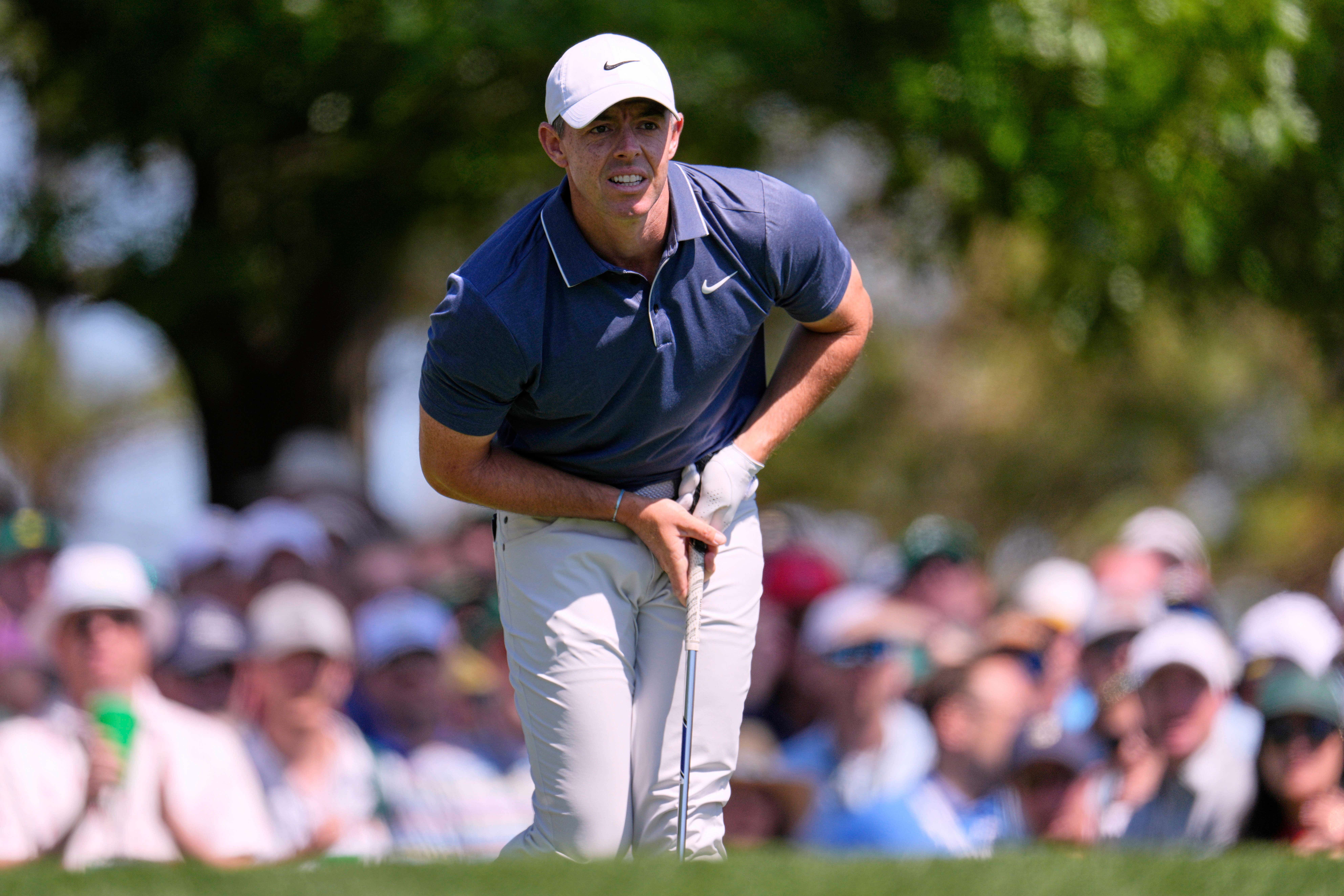 Rory McIlroy is out in front at Augusta National (George Walker IV/AP)