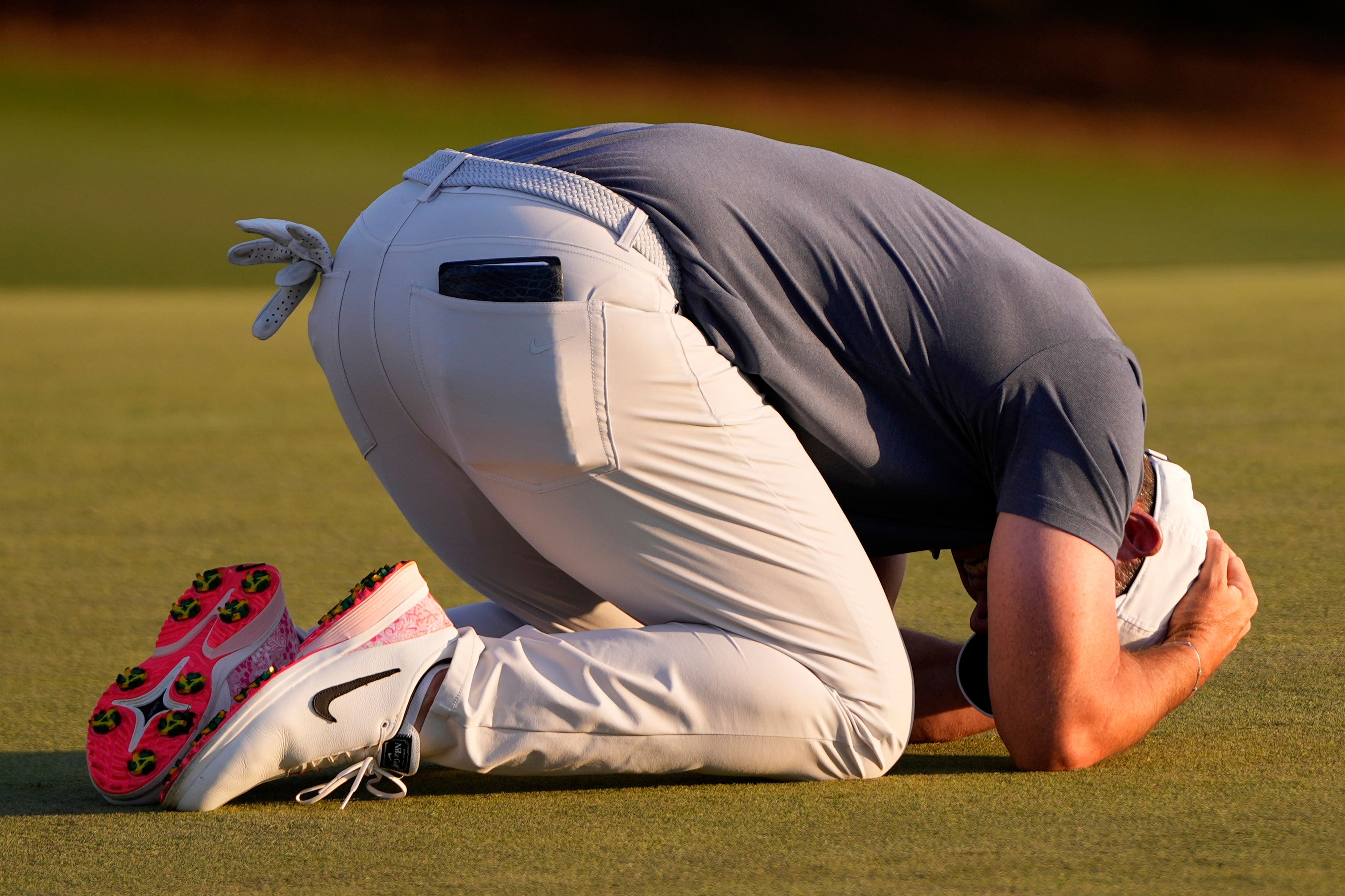McIlroy was overcome with emotion after winning the 89th Masters