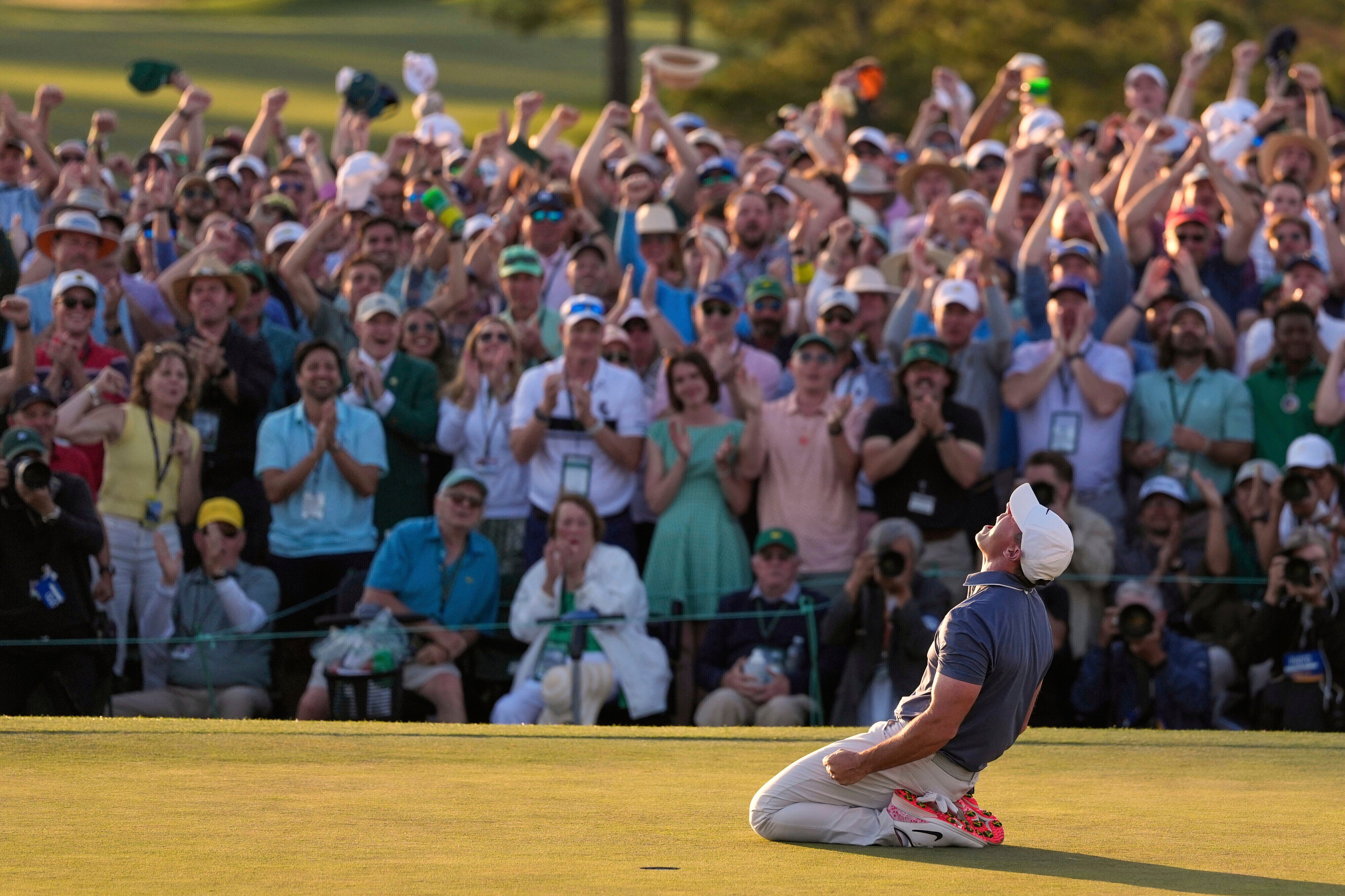 Rory McIlroy was incredibly emotional after finally winning the Masters