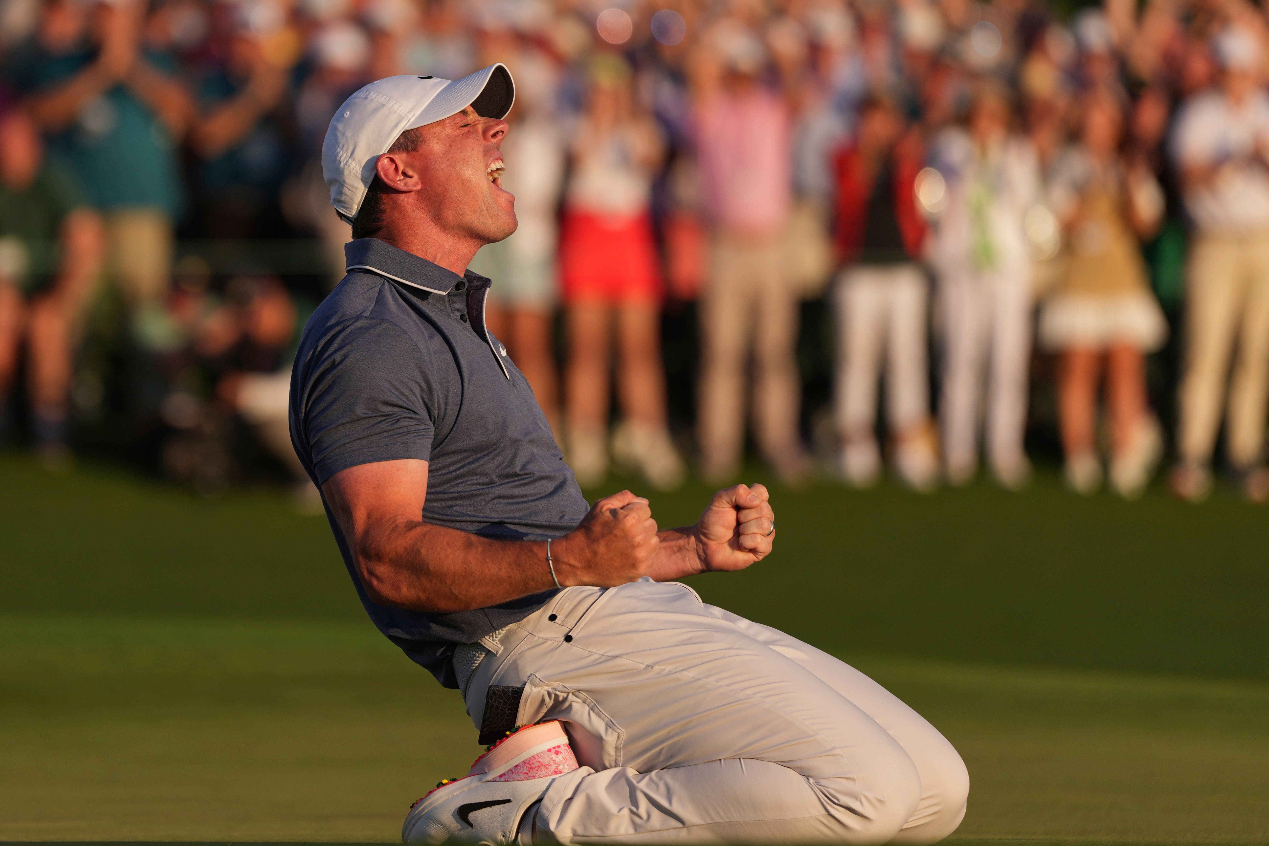 Rory McIlroy let out years of pent-up emotion after finally winning the Masters