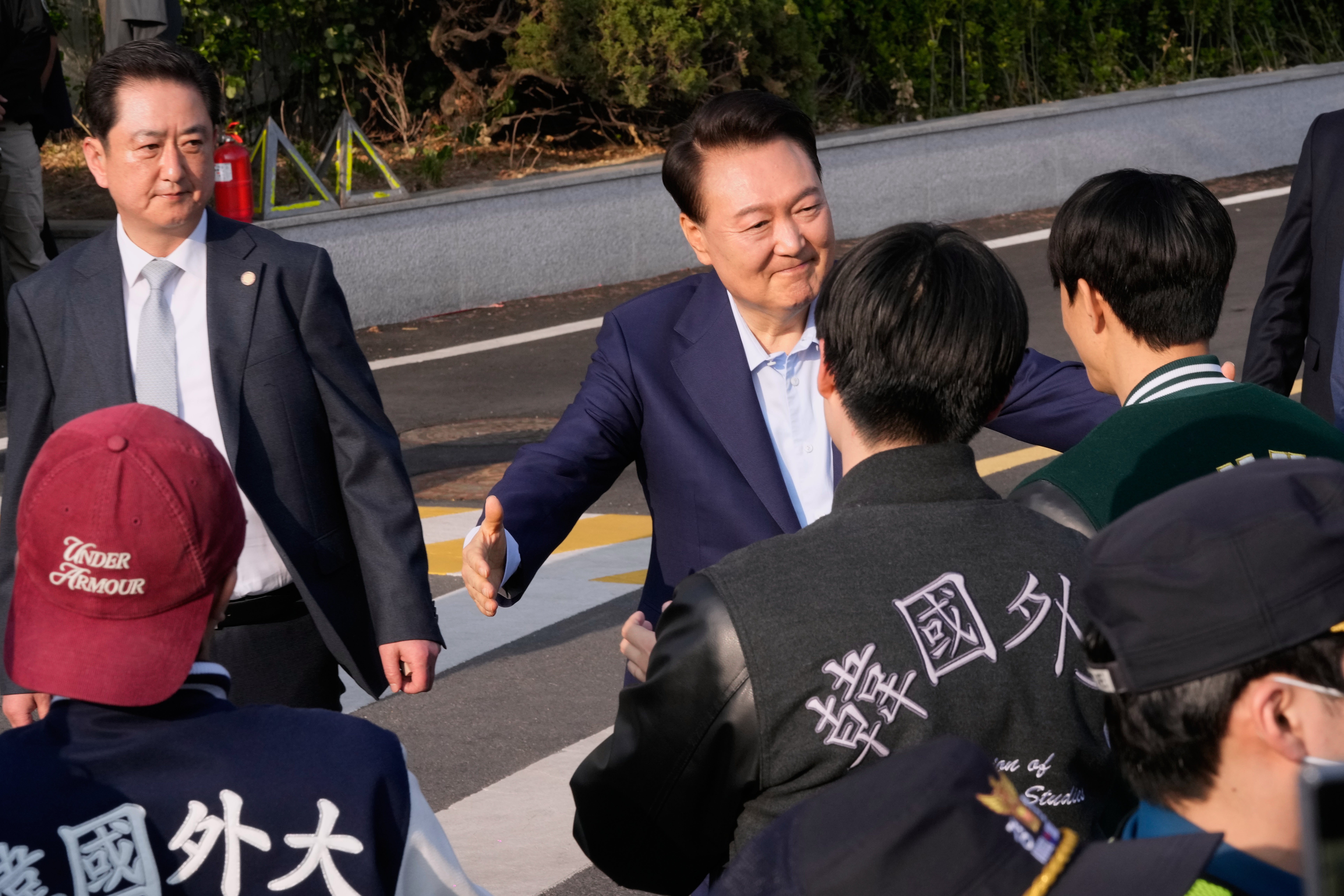 South Korea's ousted president Yoon Suk Yeol leaves the official residence in Seoul