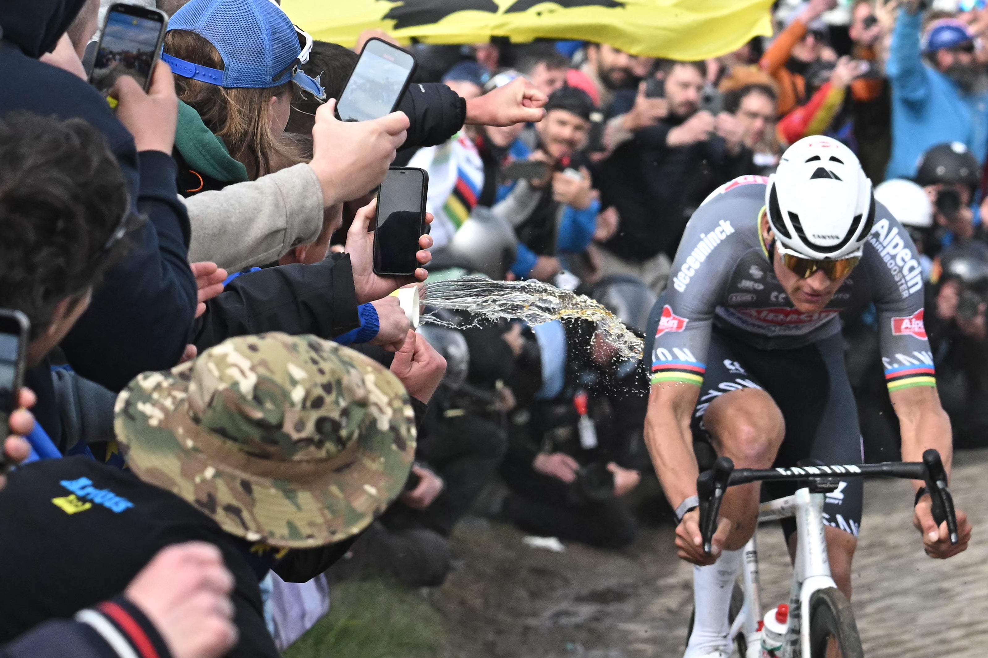 Man who hurled bottle at van der Poel ‘had too much to drink’