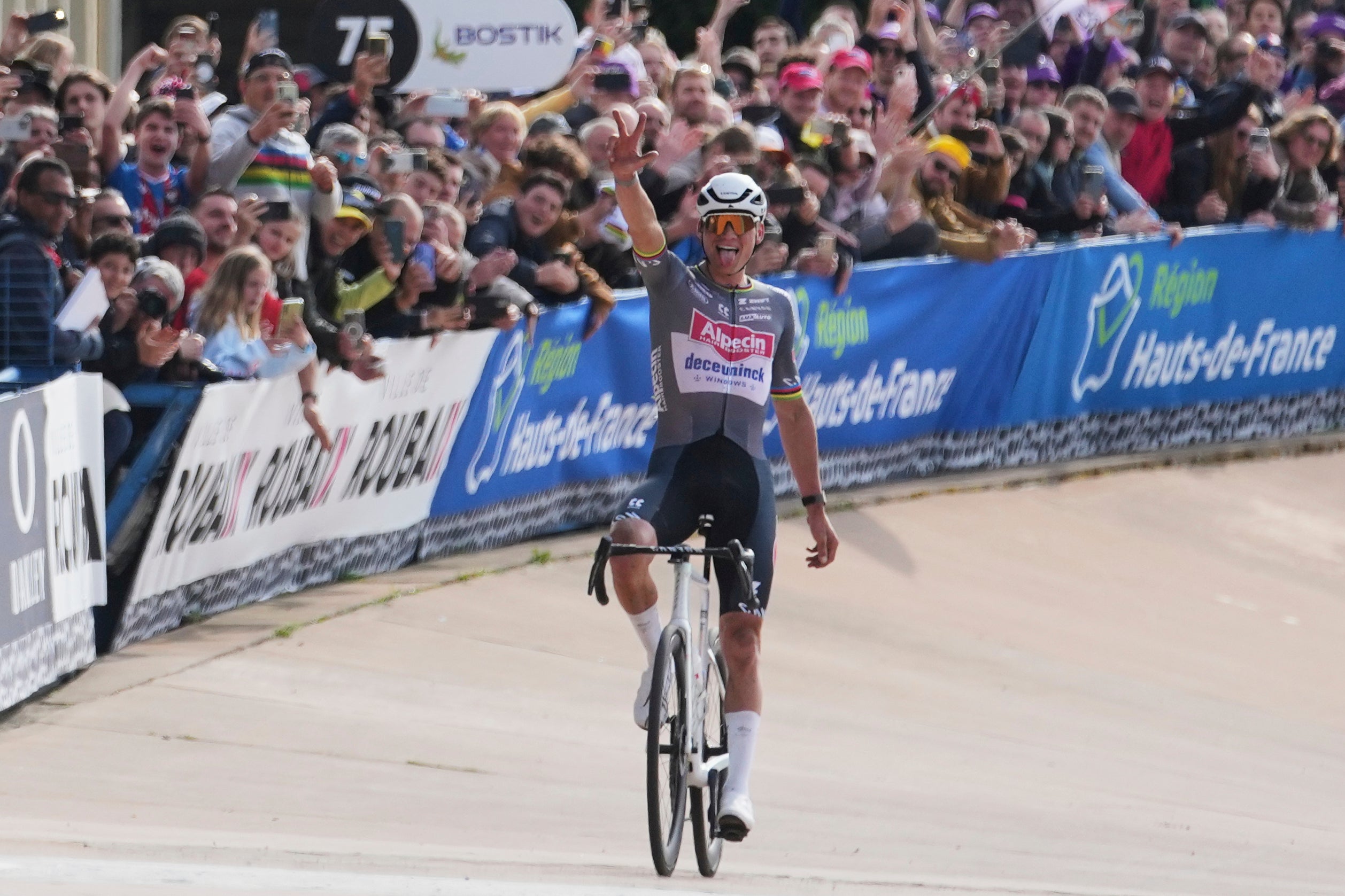 Van der Poel condemned the incident afterwards and called for the offender to be prosecuted