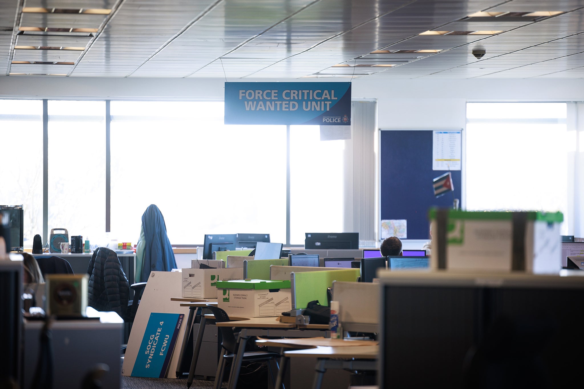 Inside the police HQ where the team hunts fugitives