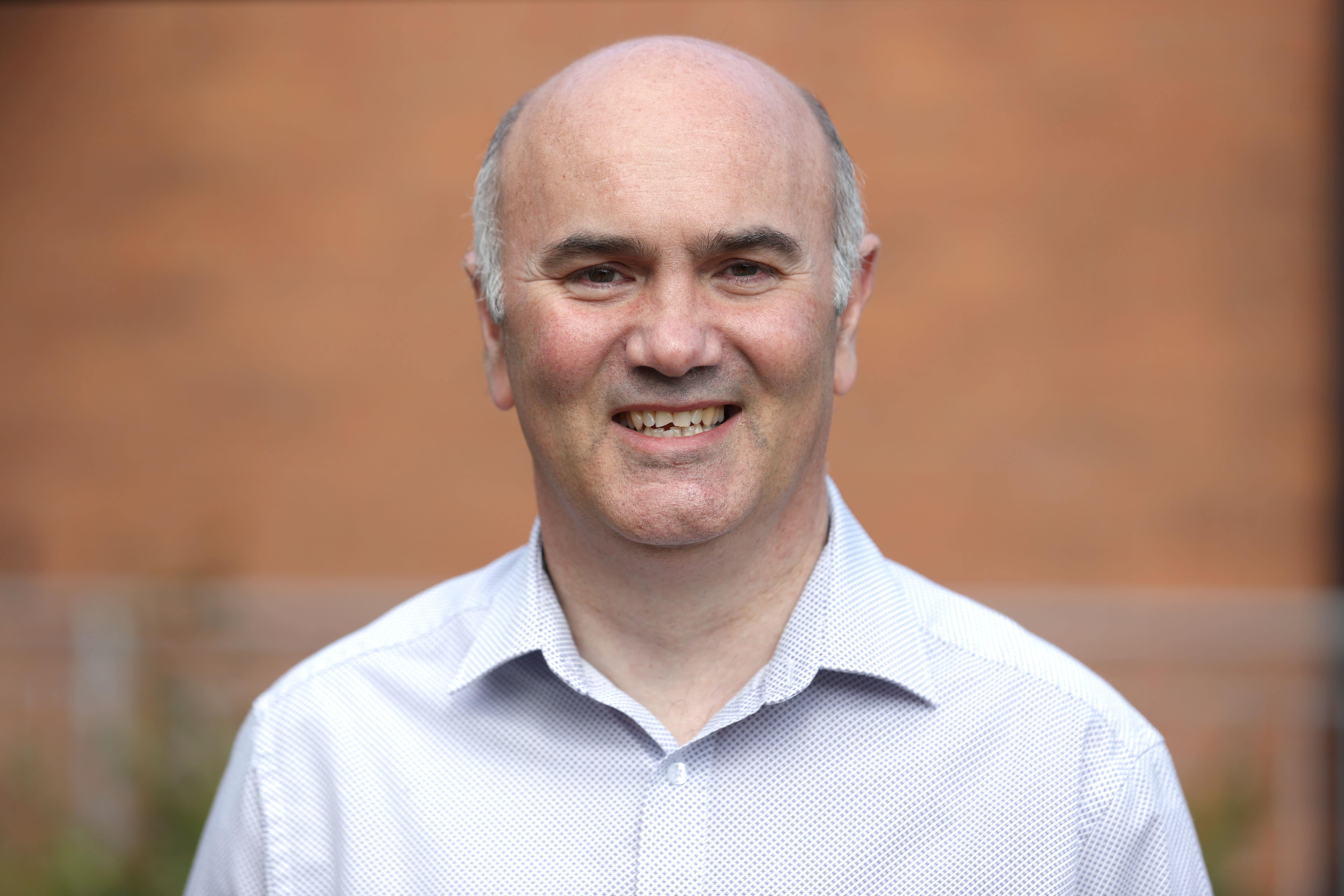 Principal Craig Mairs of Sullivan Upper School in Holywood, Co Down (PA)