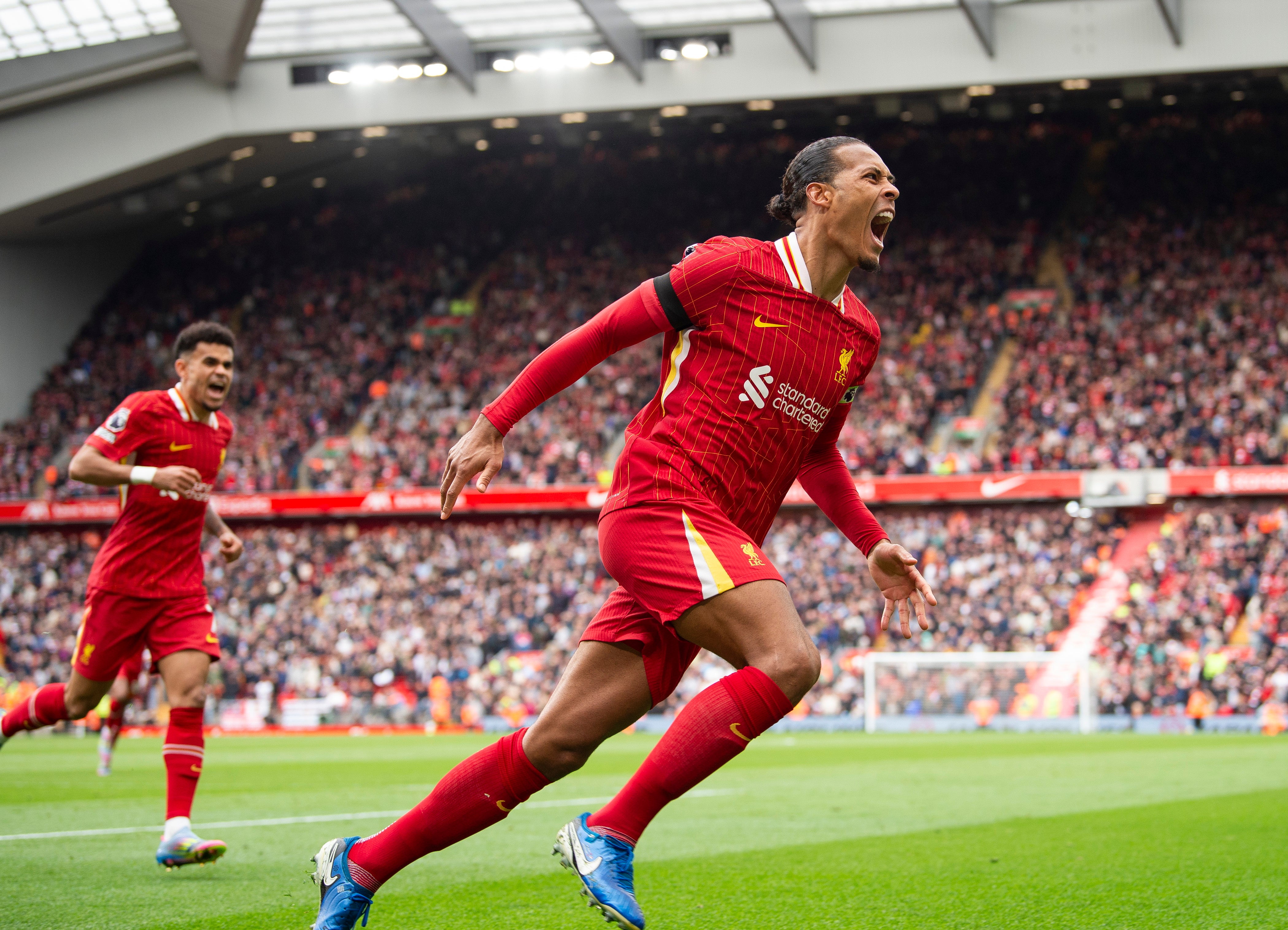 Having provided the winner against West Ham on Sunday, Liverpool captain Virgil van Dijk looks set to extend his stay at Anfield