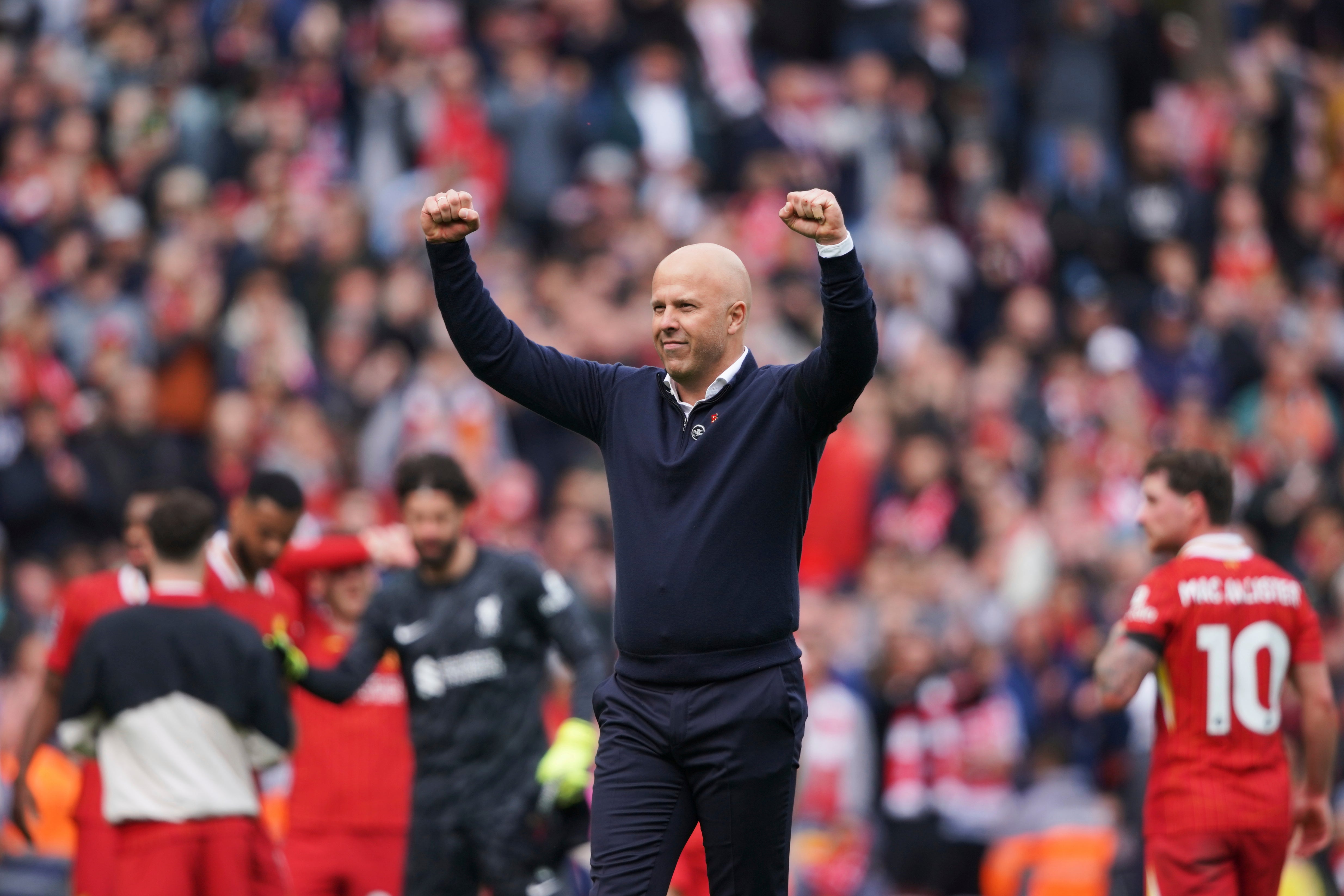 In securing Champions League qualification Arne Slot achieved the main goal given to him at the start of the season but now has a 'bigger aim'