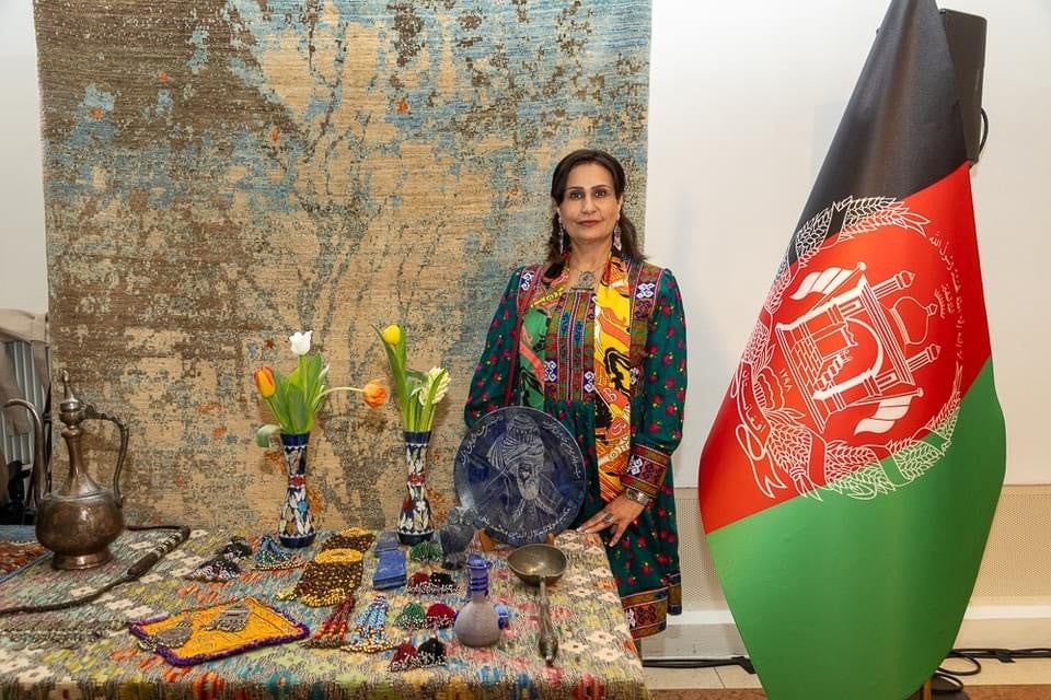 Bakhtari continues to raise the republic government’s flag at her diplomatic mission