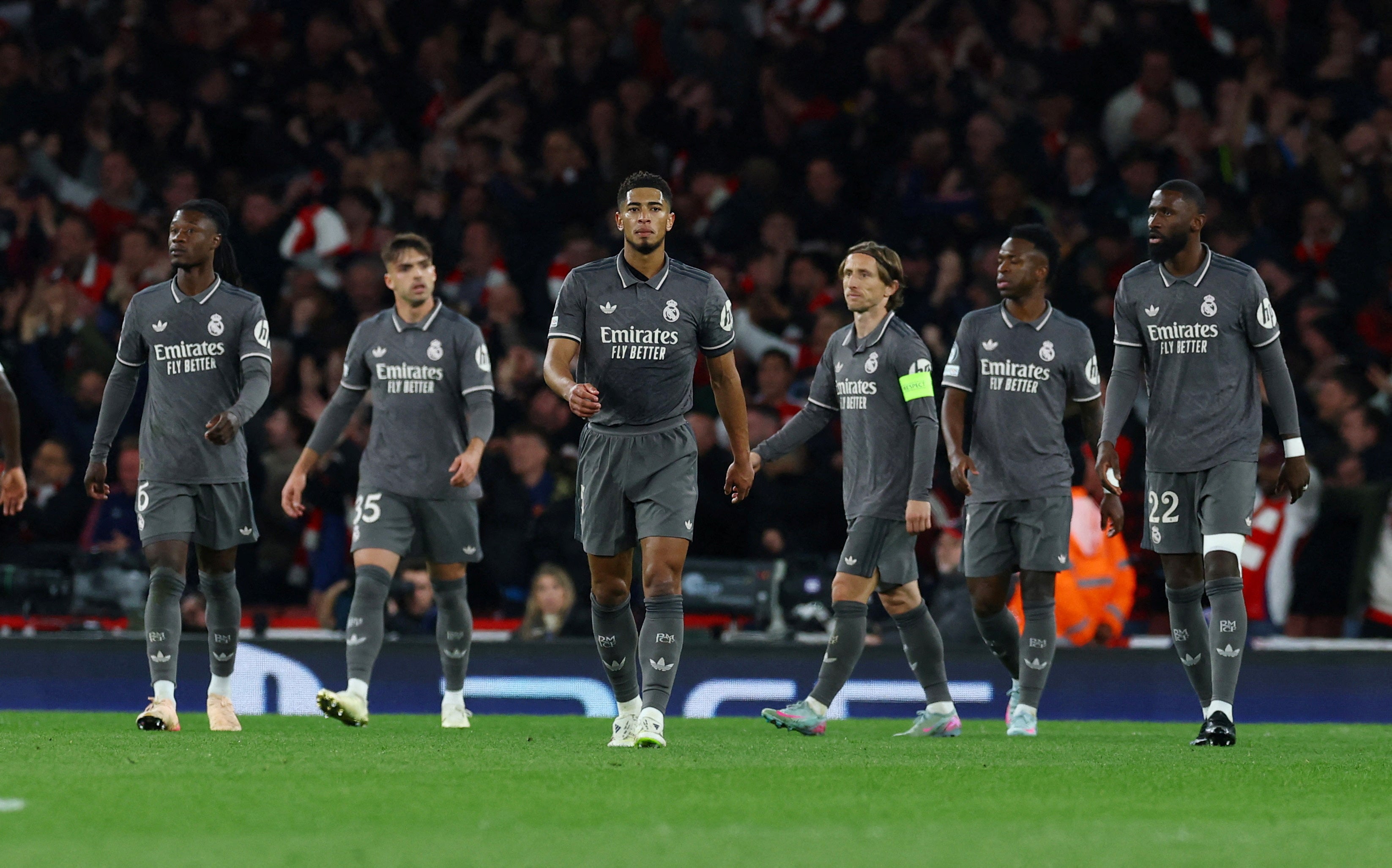 Madrid trail Arsenal 3-0 on aggregate after the first leg but have a history of securing comeback wins