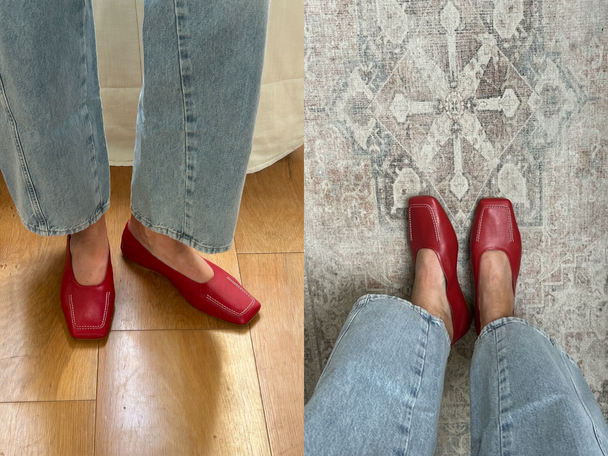 GH Bass ballet flats