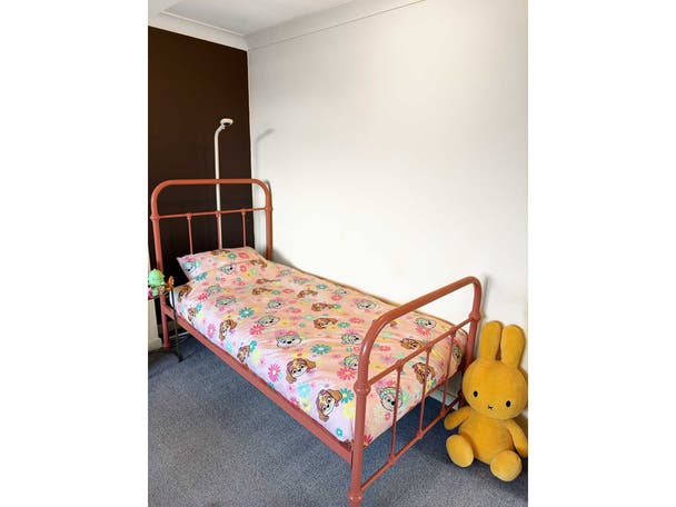 The bed comes in a choice of colours and has two height levels (Sarah Jones)