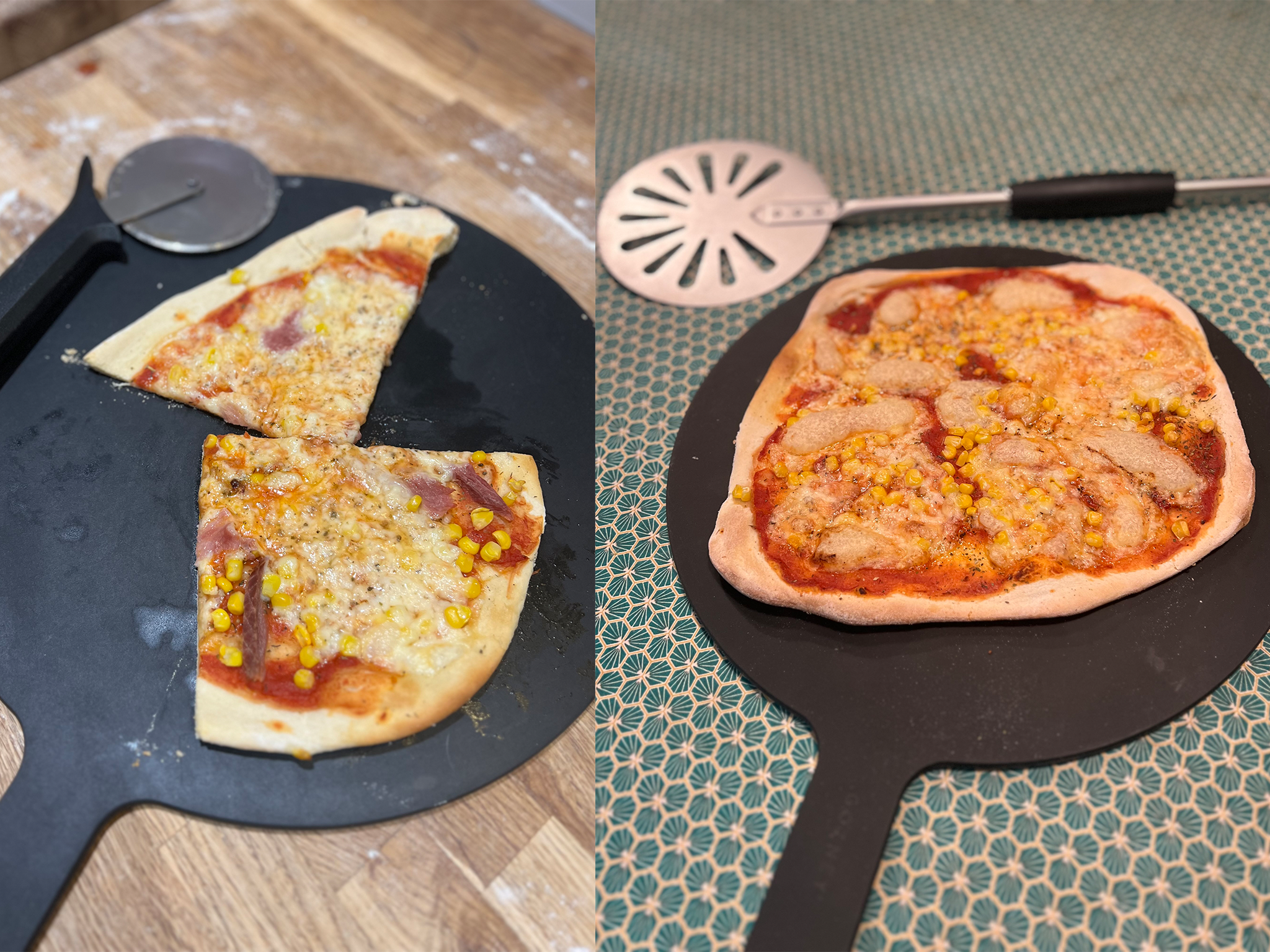 We whipped up some delicious pizzas during testing