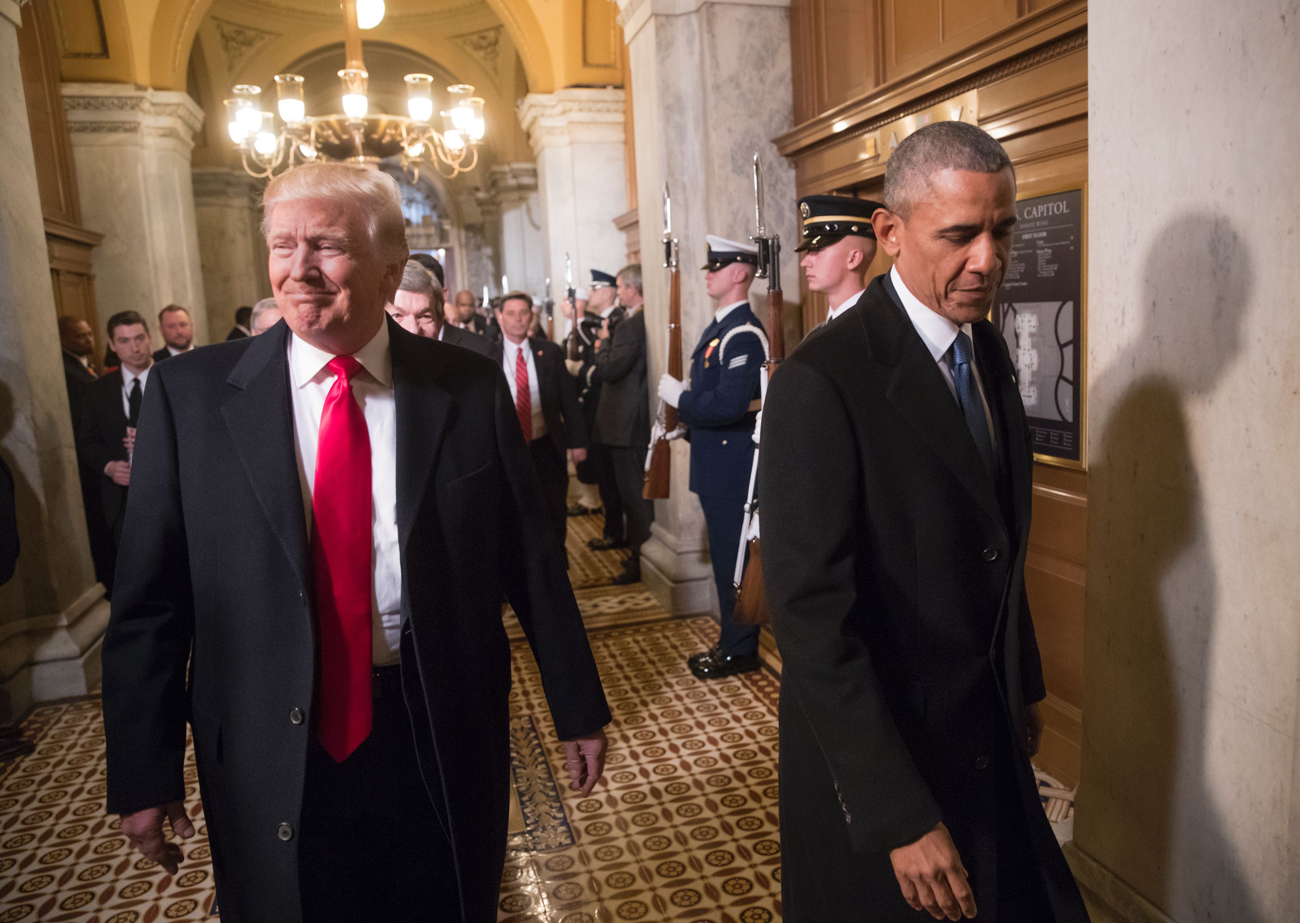 Barack Obama would blow Donald Trump out of the water if the two men were to go ahead for a hypothetical third term in 2028, a new poll has found. Of the 1,013 registered voters who participated in the survey, 52 percent favored Obama, while just 41 percent backed Trump