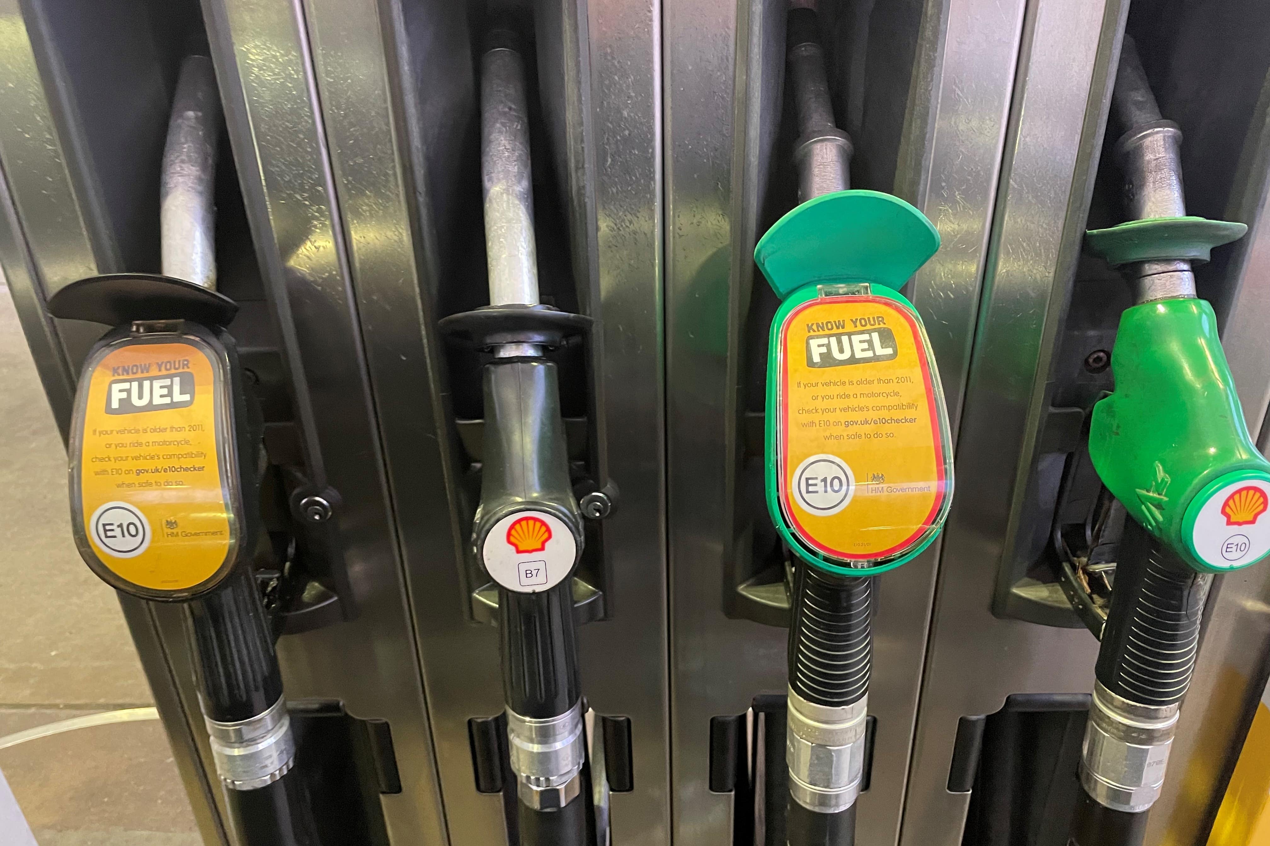 Petrol prices are expected to have contributed to a dip in inflation last month (Peter Byrne/PA)