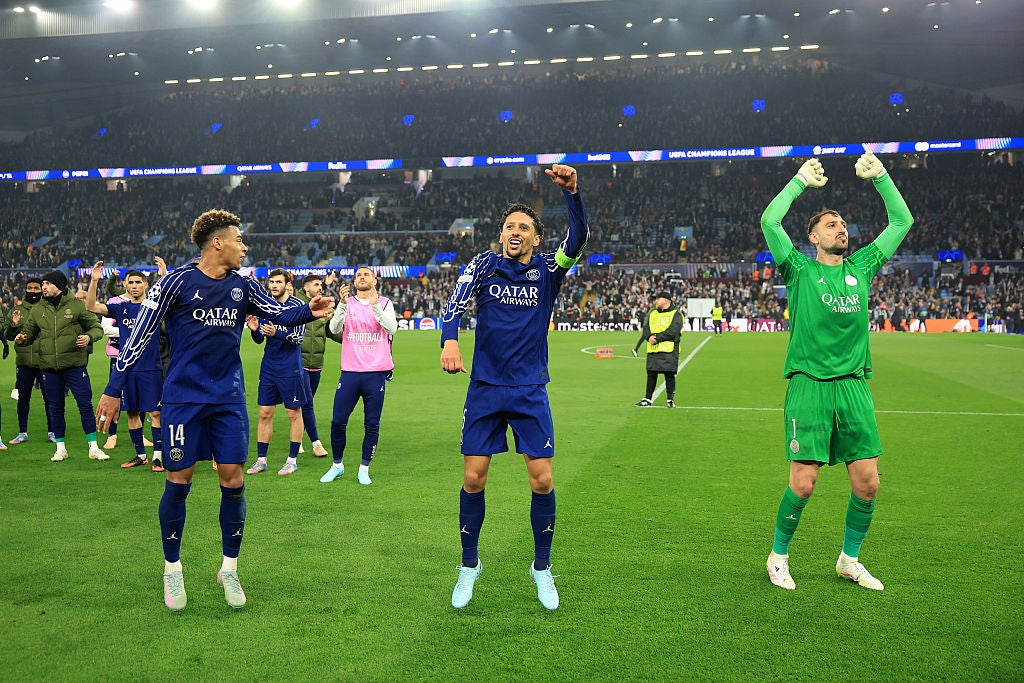 Aston Villa vs PSG LIVE: Result and reaction as hosts fall just short in Champions League thriller
