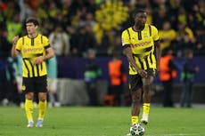 Serhou Guirassy hat-trick in vain as Barcelona hold on against Borussia Dortmund to reach semi-finals