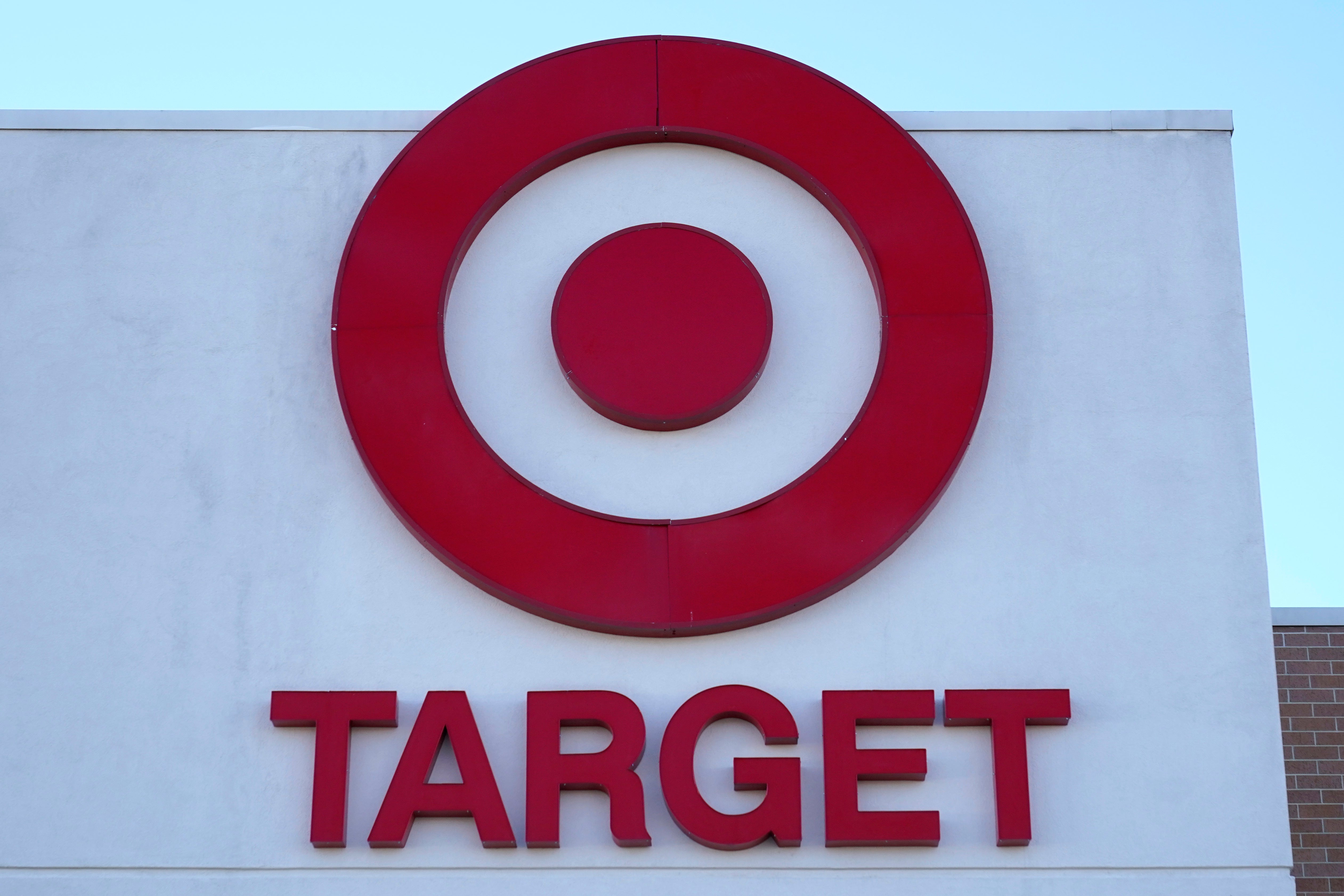 A Target logo is displayed outside of a store location, Dec. 20, 2022, in Westwood, Mass