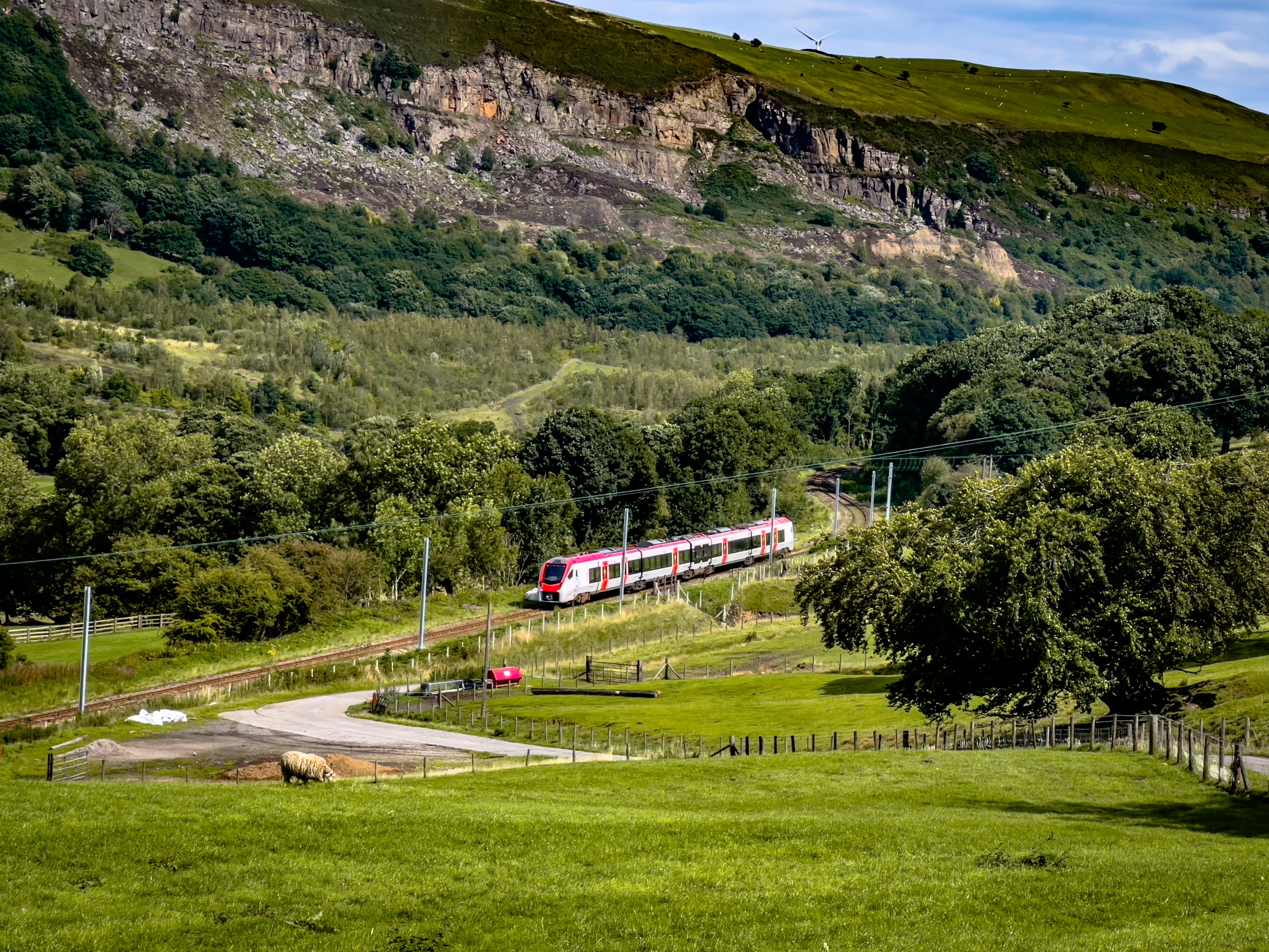 The majority of the ‘Welsh Tube’ network is overground