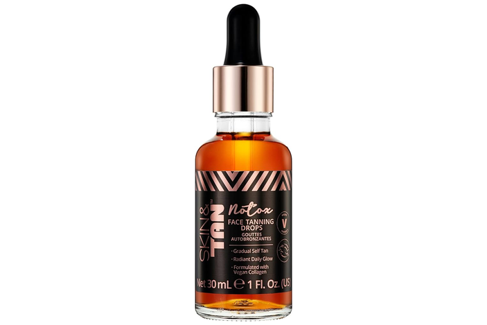 Best face tanners Indybest review Skin & Tan notox face tanning drops