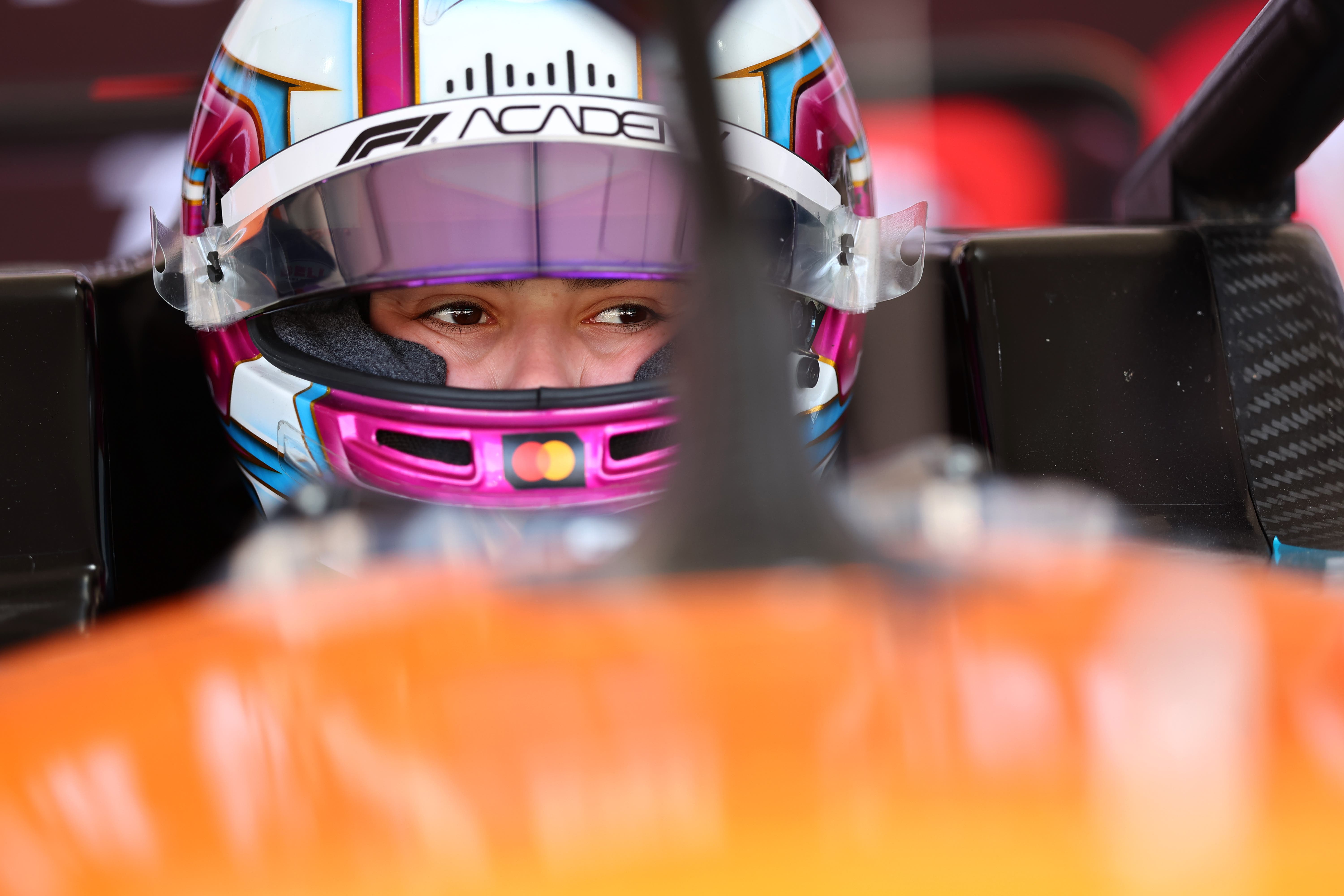 Ella Lloyd has her sights set on reaching F1 (Andy Hone/LAT Images/McLaren/PA)