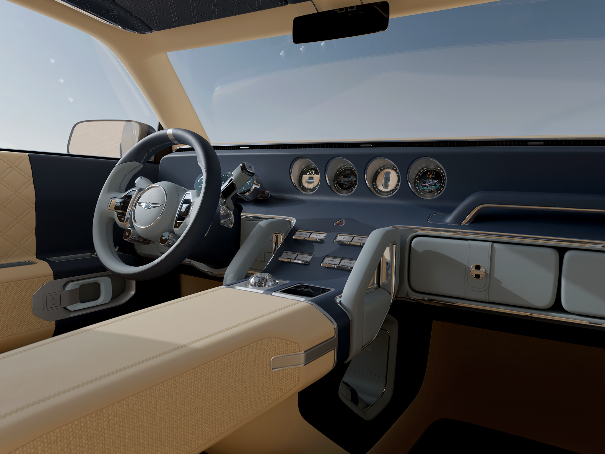 Genesis says there’s a contrast between analogue and digital inside