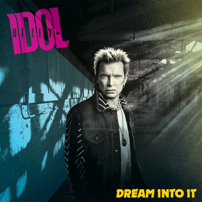 Billy Idol on the cover of his new album