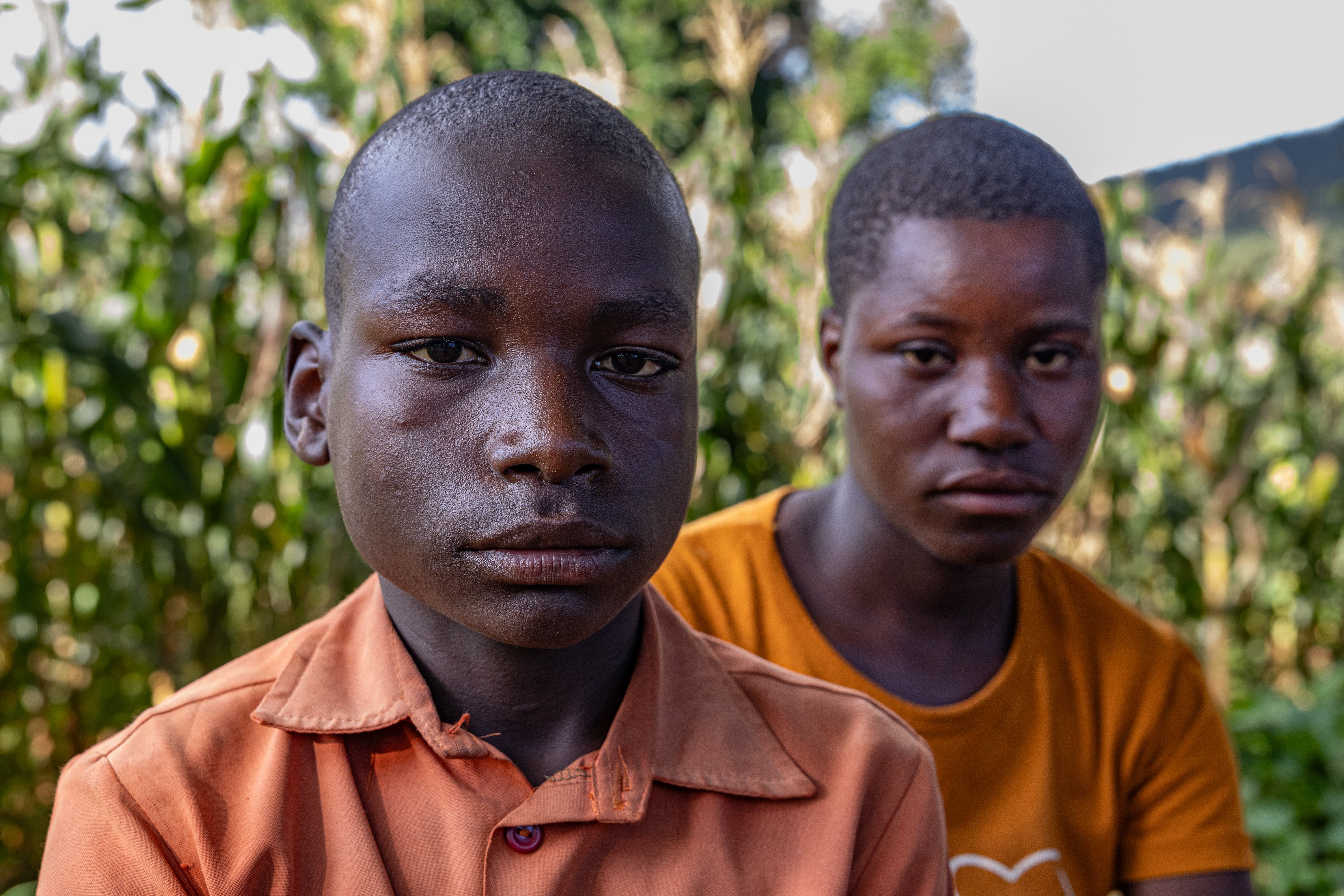 Hardlife, 15, and Shallom, 16 separately lost their parents to HIV in the last few months in Zimbabwe