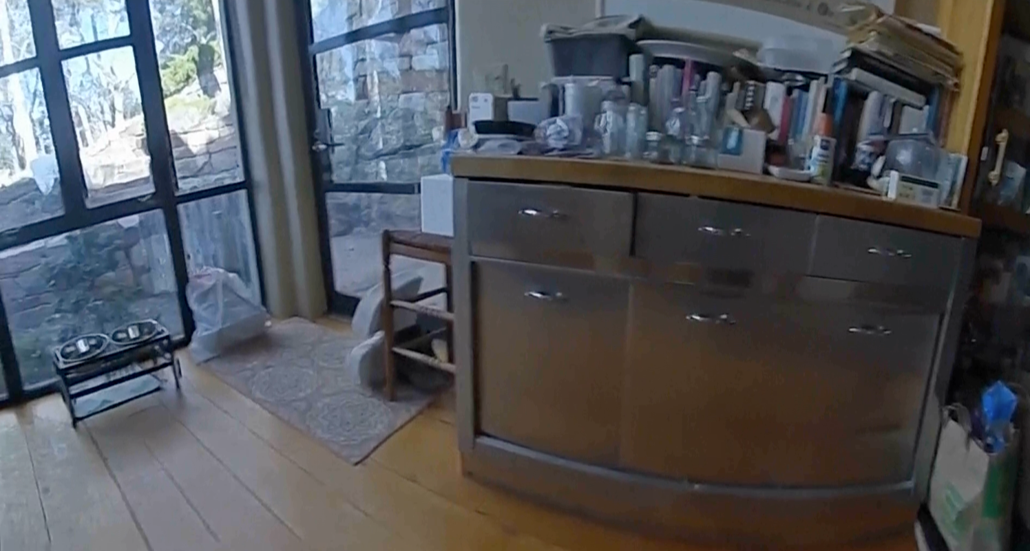 Loose food pictured on a counter in Hackman and Arakawa’s home. Investigators say they found rat corpses and droppings throughout the estate