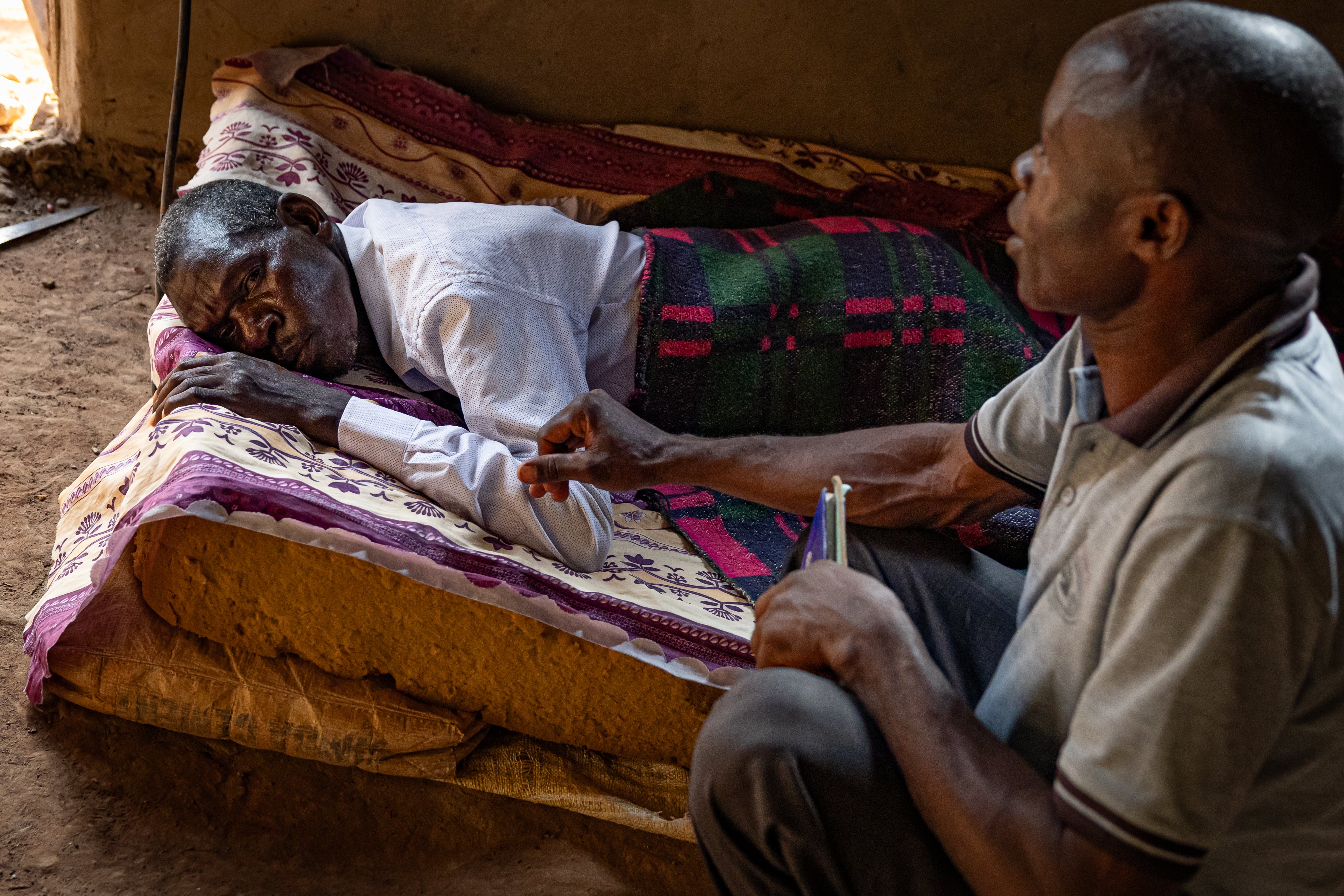 Father-of-four James, 50, fears he could die after failing to secure his HIV medication for nearly two months in Uganda